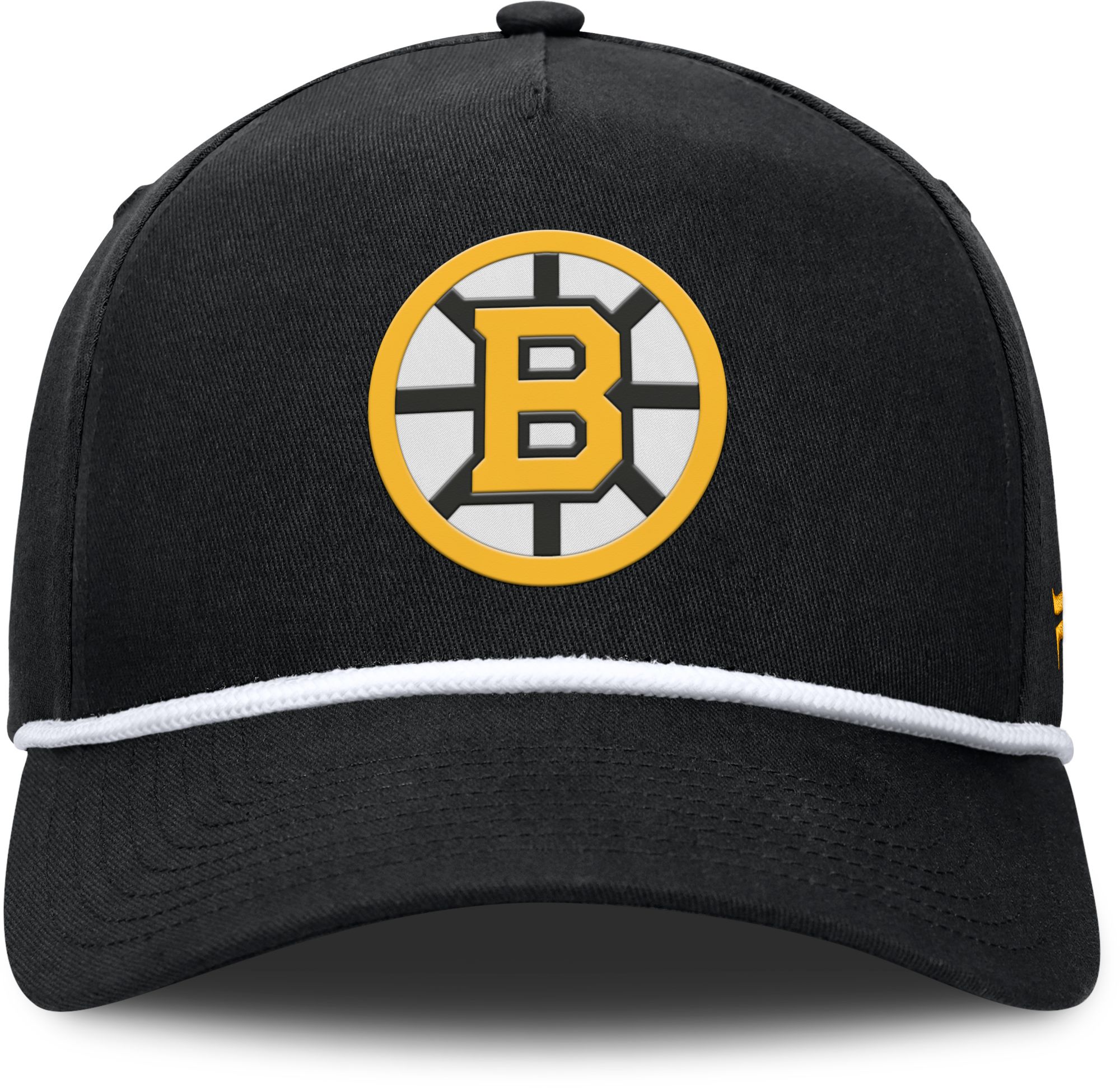 NHL Adult Boston Bruins Black Rope Structured Adjustable Hat product image