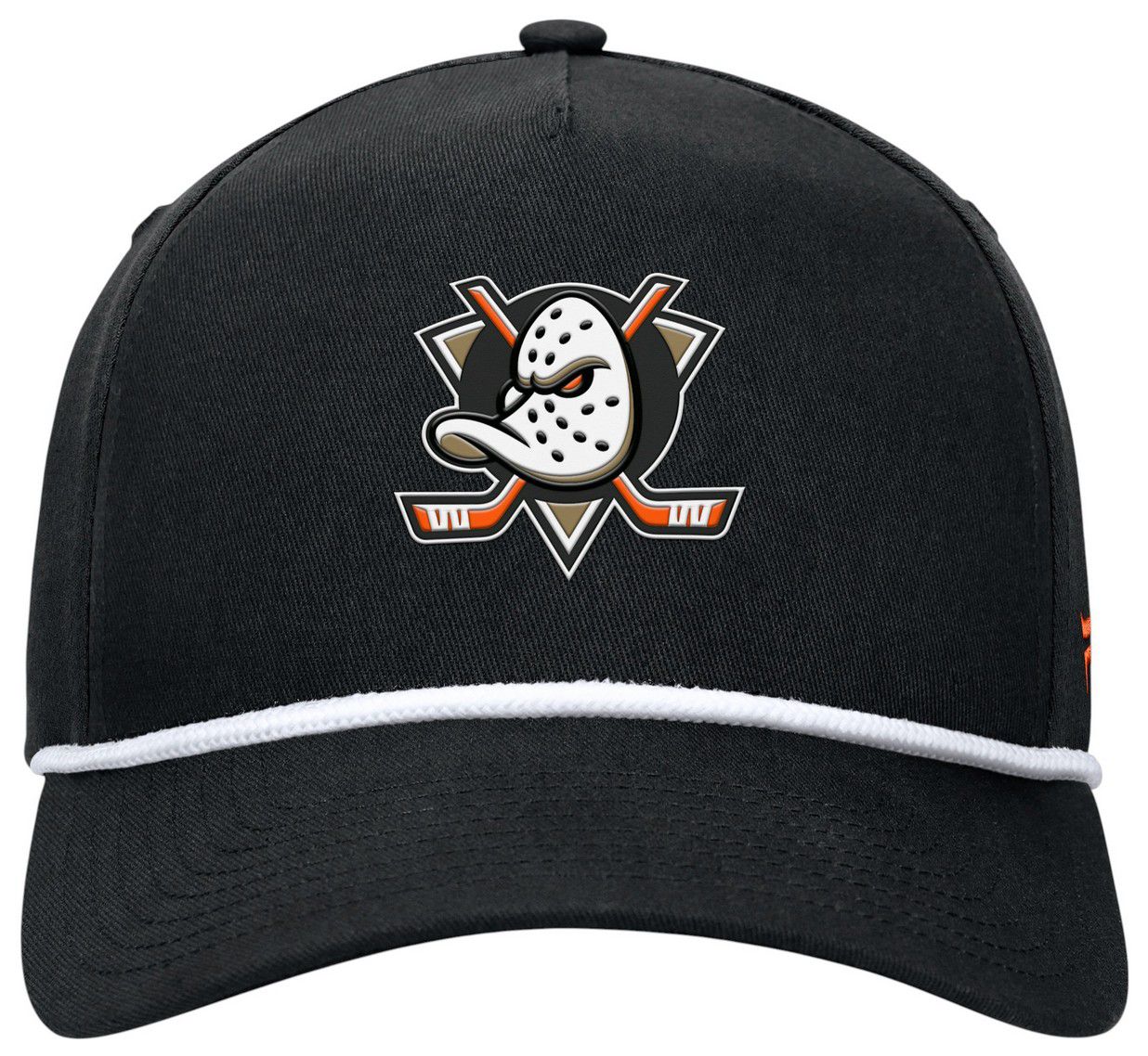 NHL Adult Anaheim Ducks Black Rope Structured Adjustable Hat product image
