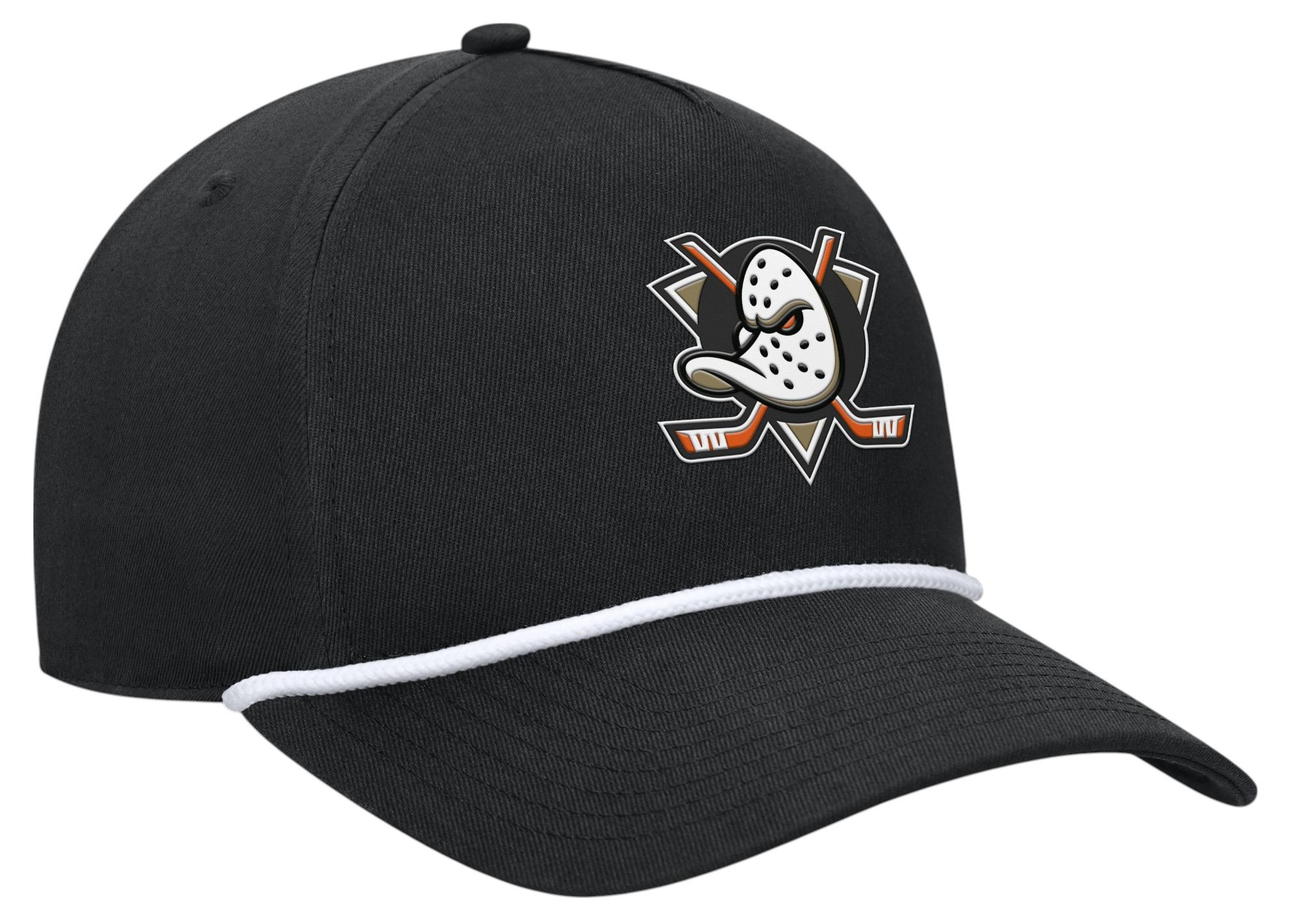 NHL Adult Anaheim Ducks Black Rope Structured Adjustable Hat product image