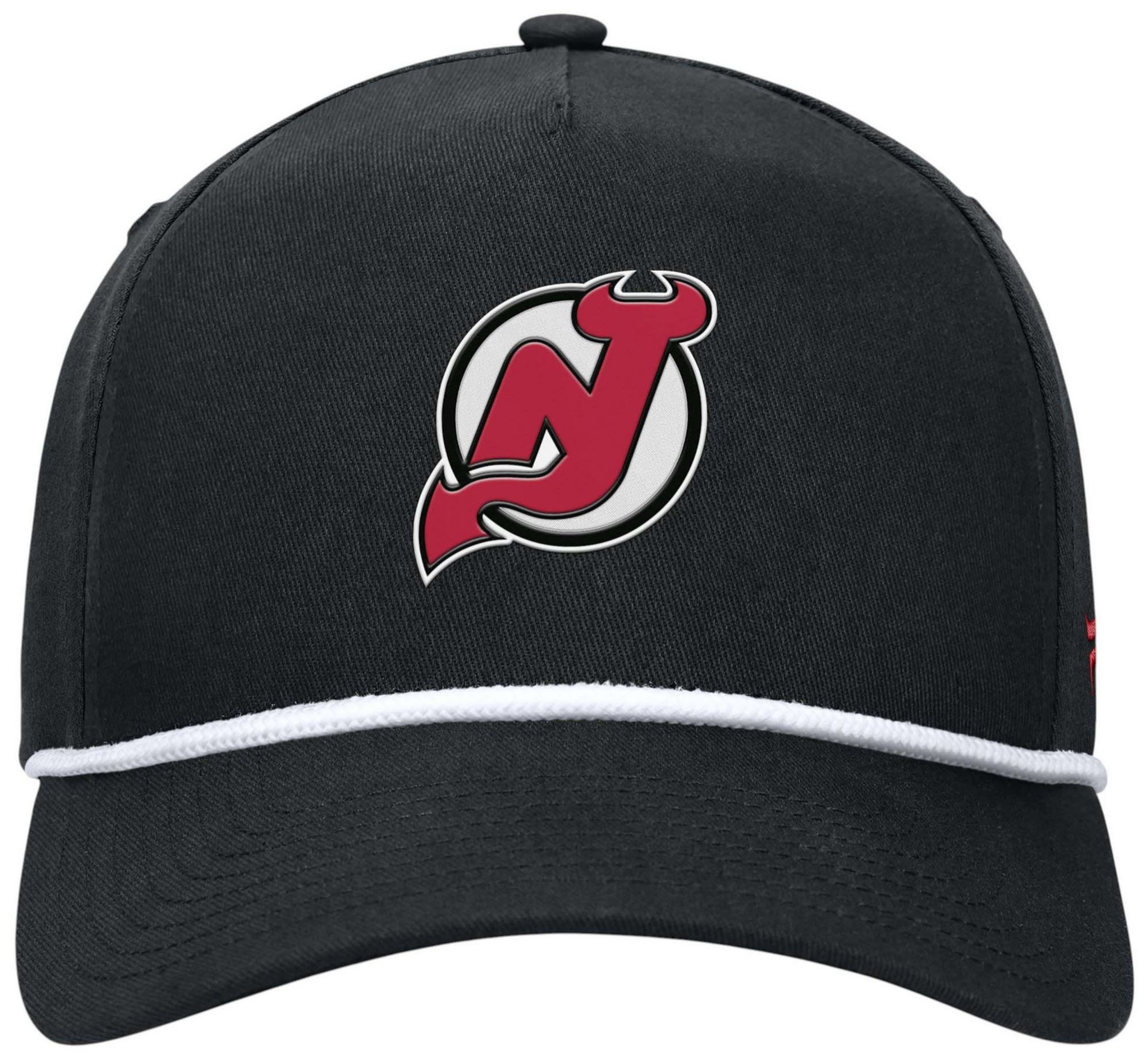 NHL Adult New Jersey Devils Black Rope Structured Adjustable Hat product image