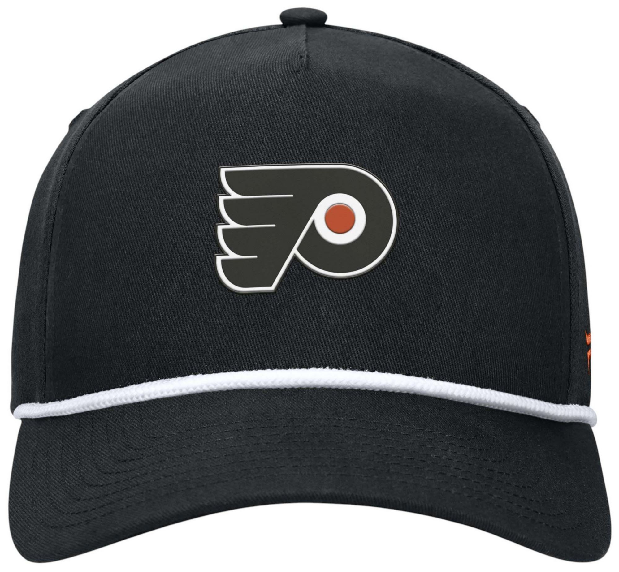 NHL Adult Philadelphia Flyers Black Rope Structured Adjustable Hat product image