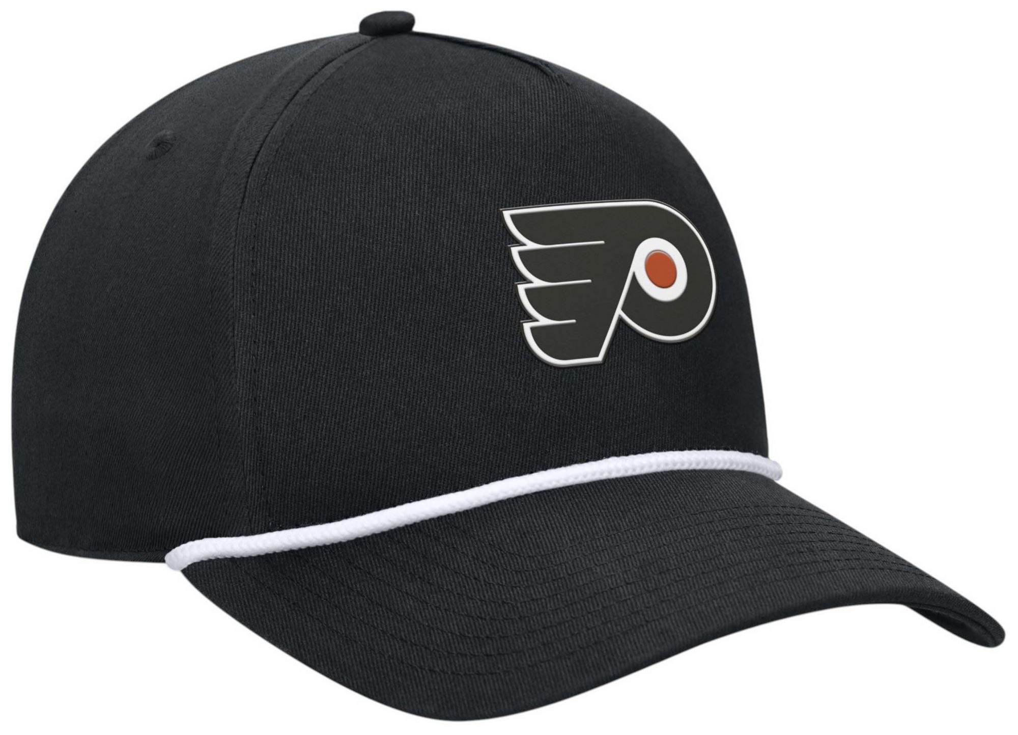NHL Adult Philadelphia Flyers Black Rope Structured Adjustable Hat product image