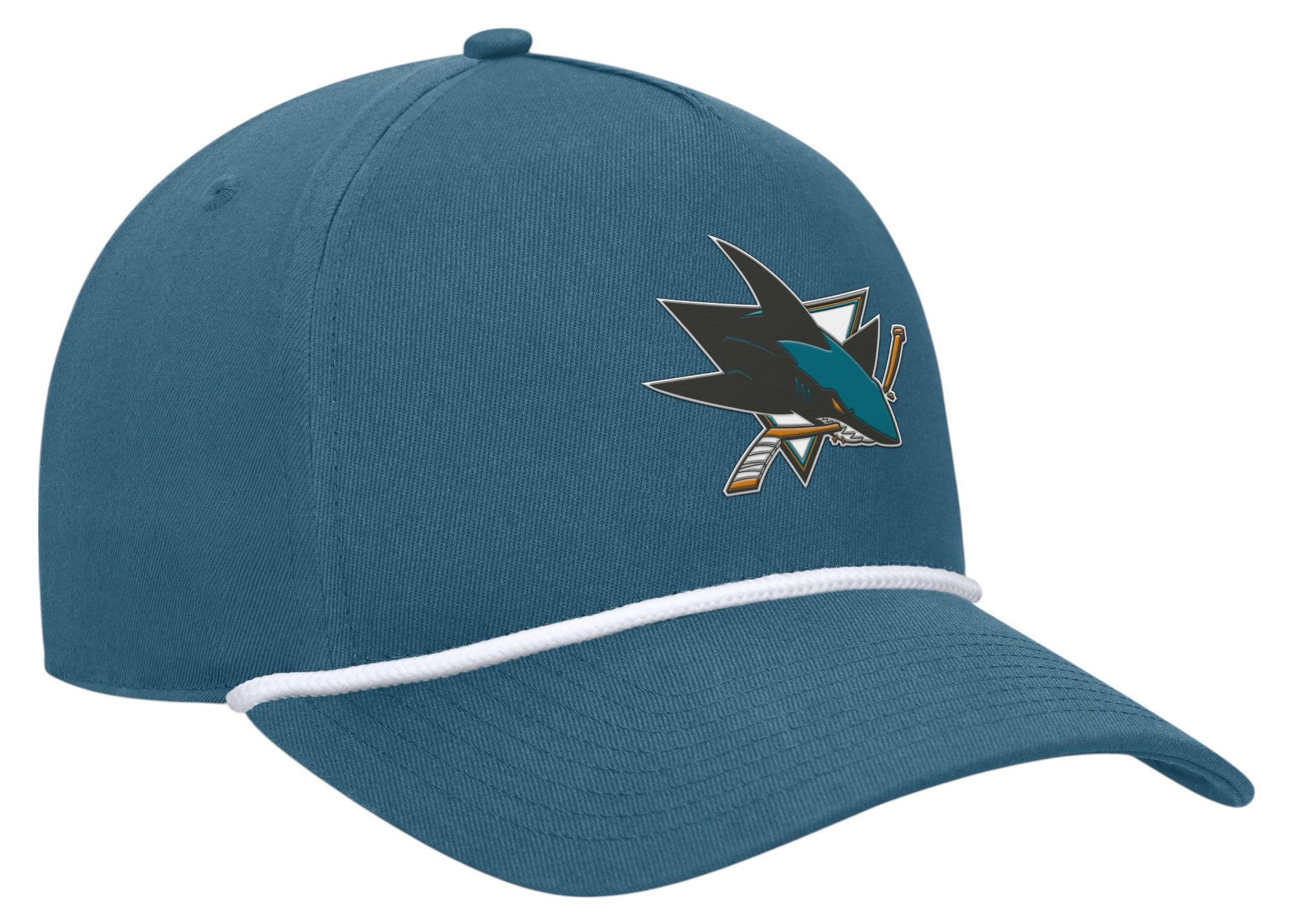 NHL Adult San Jose Sharks Blue Rope Structured Adjustable Hat product image