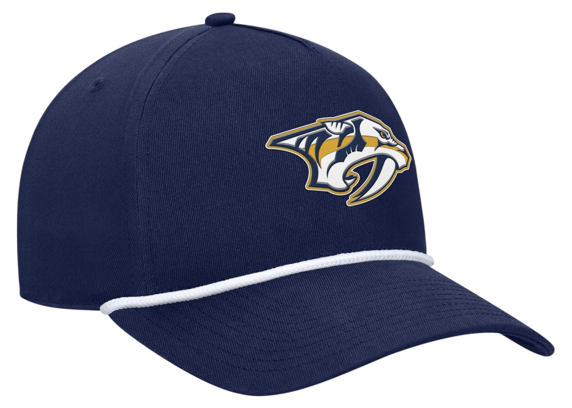 NHL Adult Nashville Predators Navy Rope Structured Adjustable Hat product image