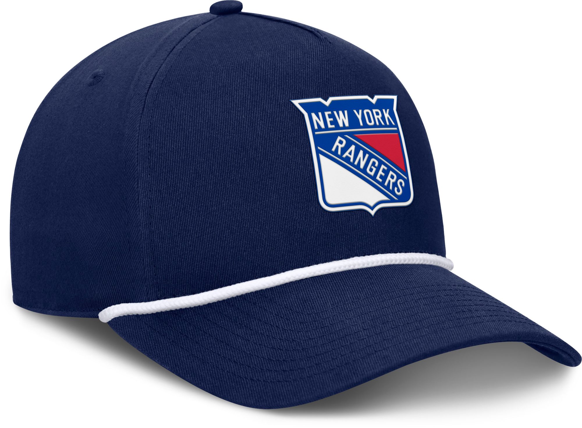 NHL Adult New York Rangers Navy Rope Structured Adjustable Hat product image
