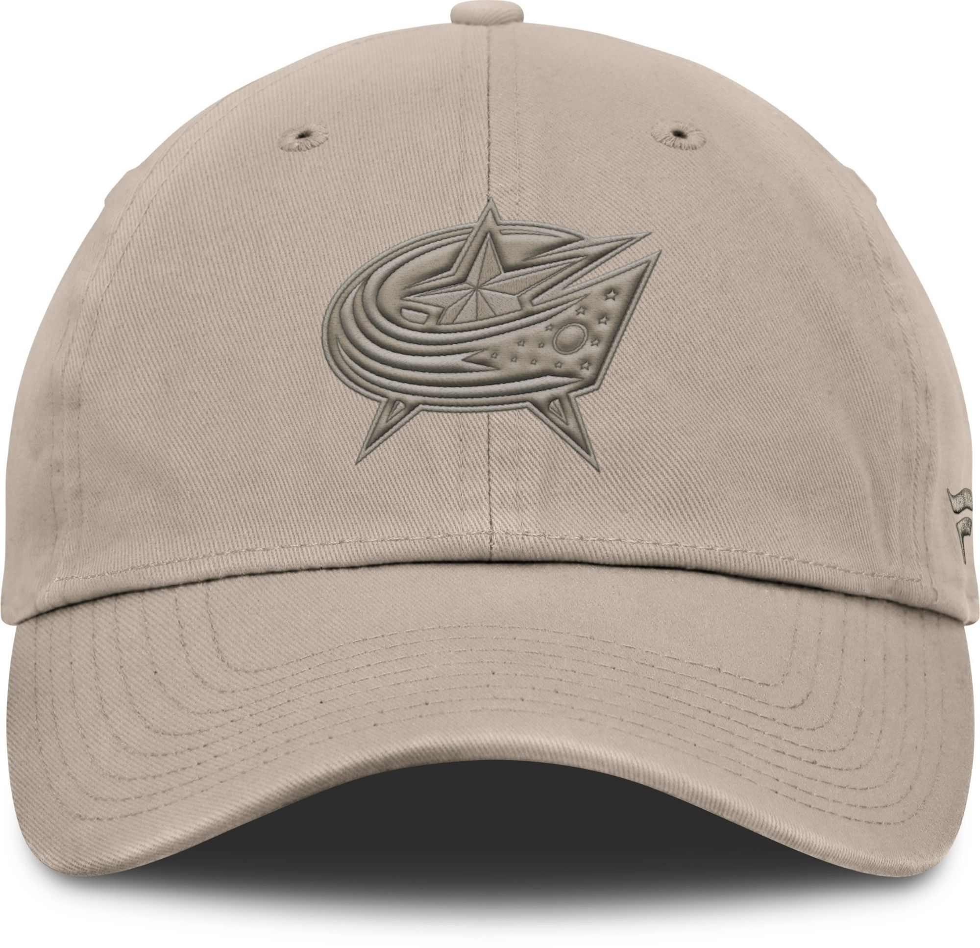 NHL Men's Columbus Blue Jackets Cream Unstructured Adjustable Hat product image