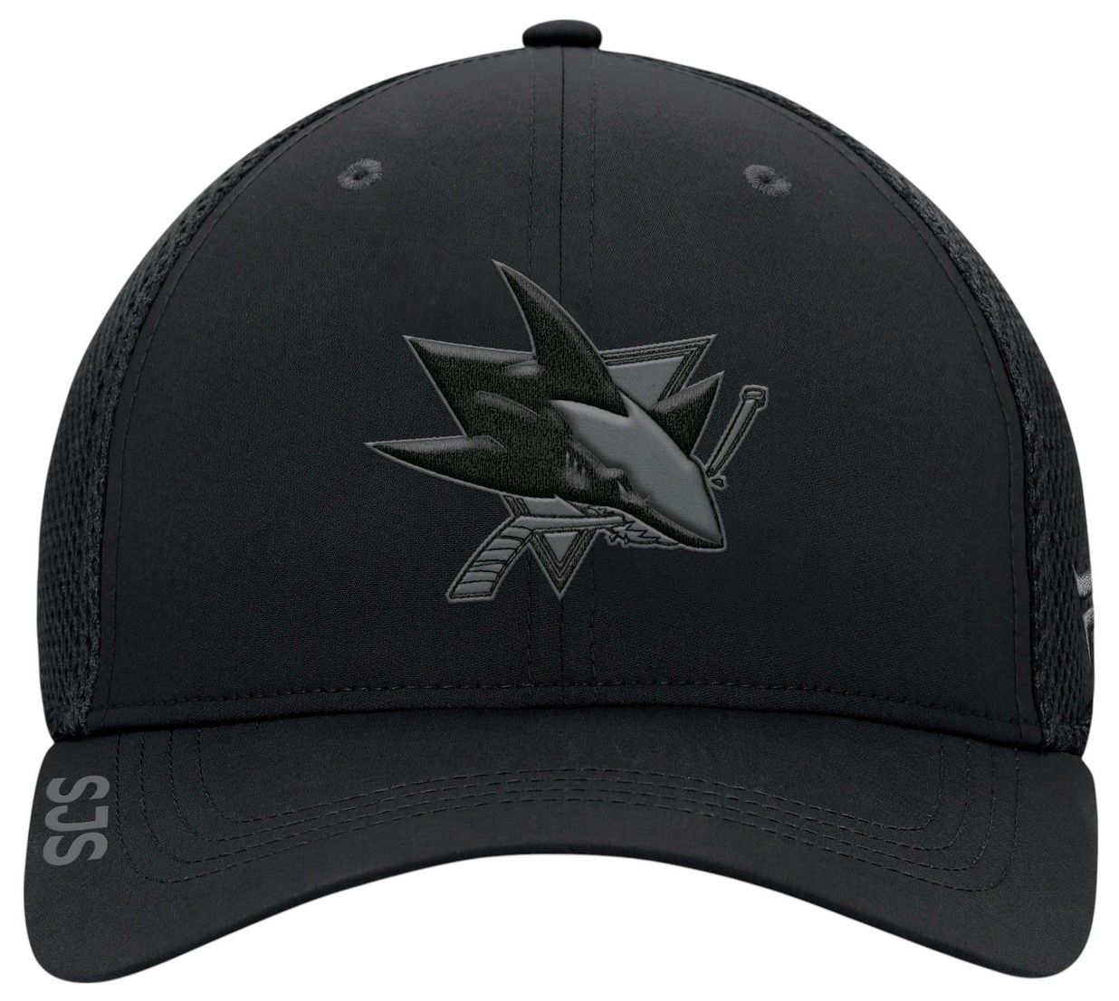 NHL Men's San Jose Sharks Black Structured Flexfit Hat product image