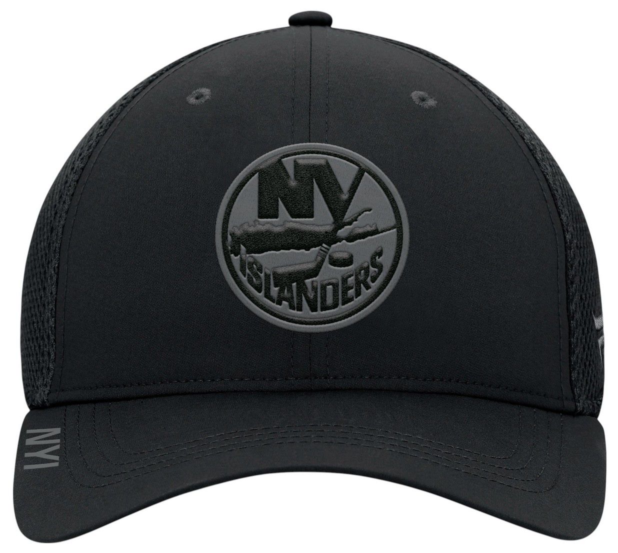 NHL Men's New York Islanders Black Structured Flexfit Hat product image