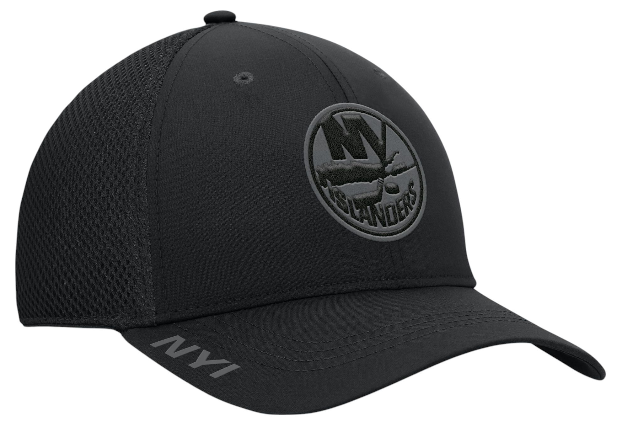 NHL Men's New York Islanders Black Structured Flexfit Hat product image