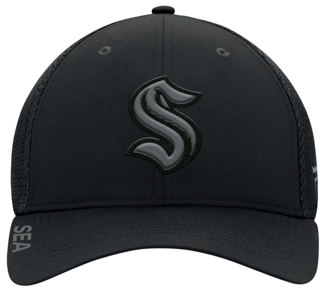 NHL Men's Seattle Kraken Black Structured Flexfit Hat product image