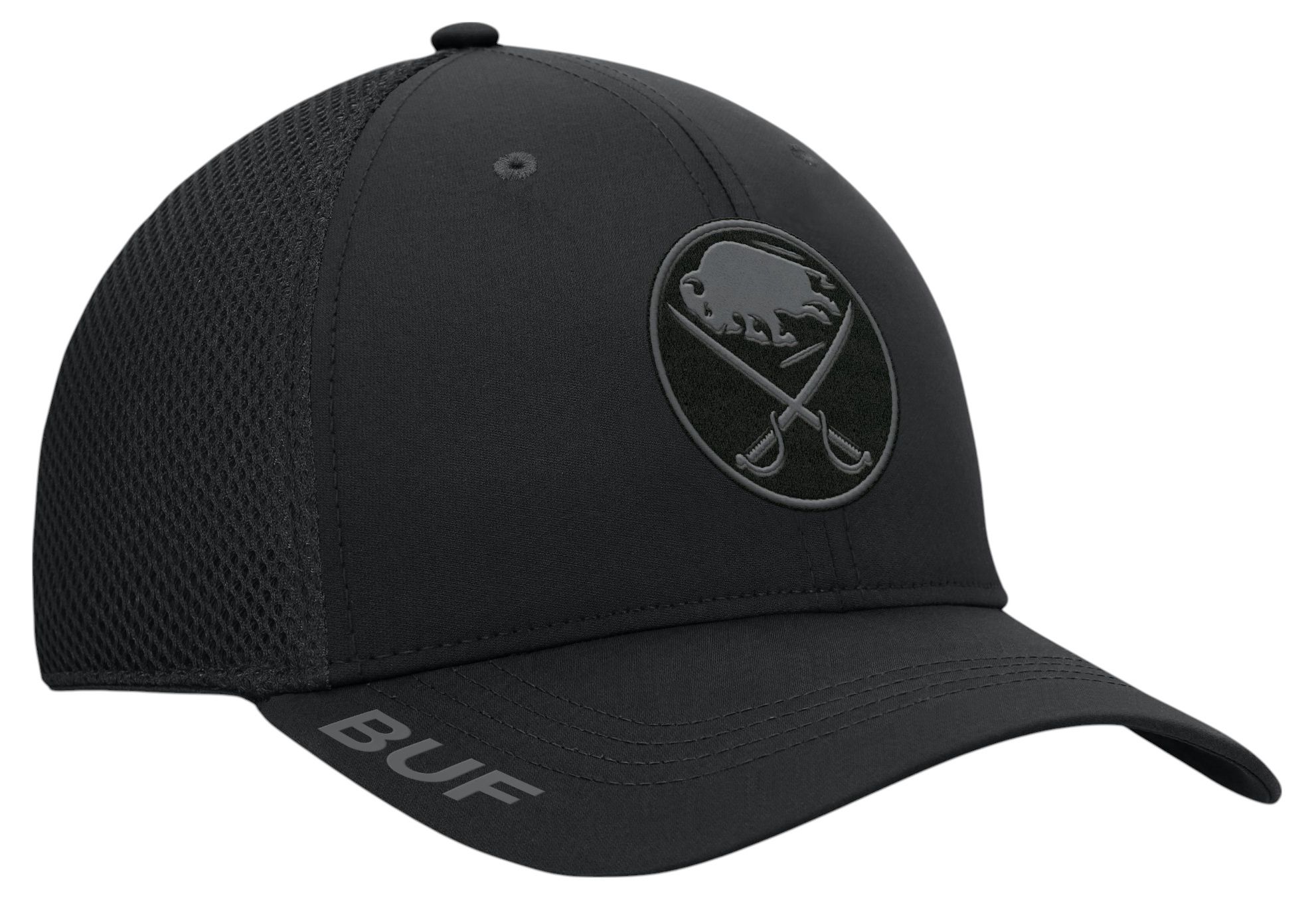 NHL Men's Buffalo Sabres Black Structured Flexfit Hat product image