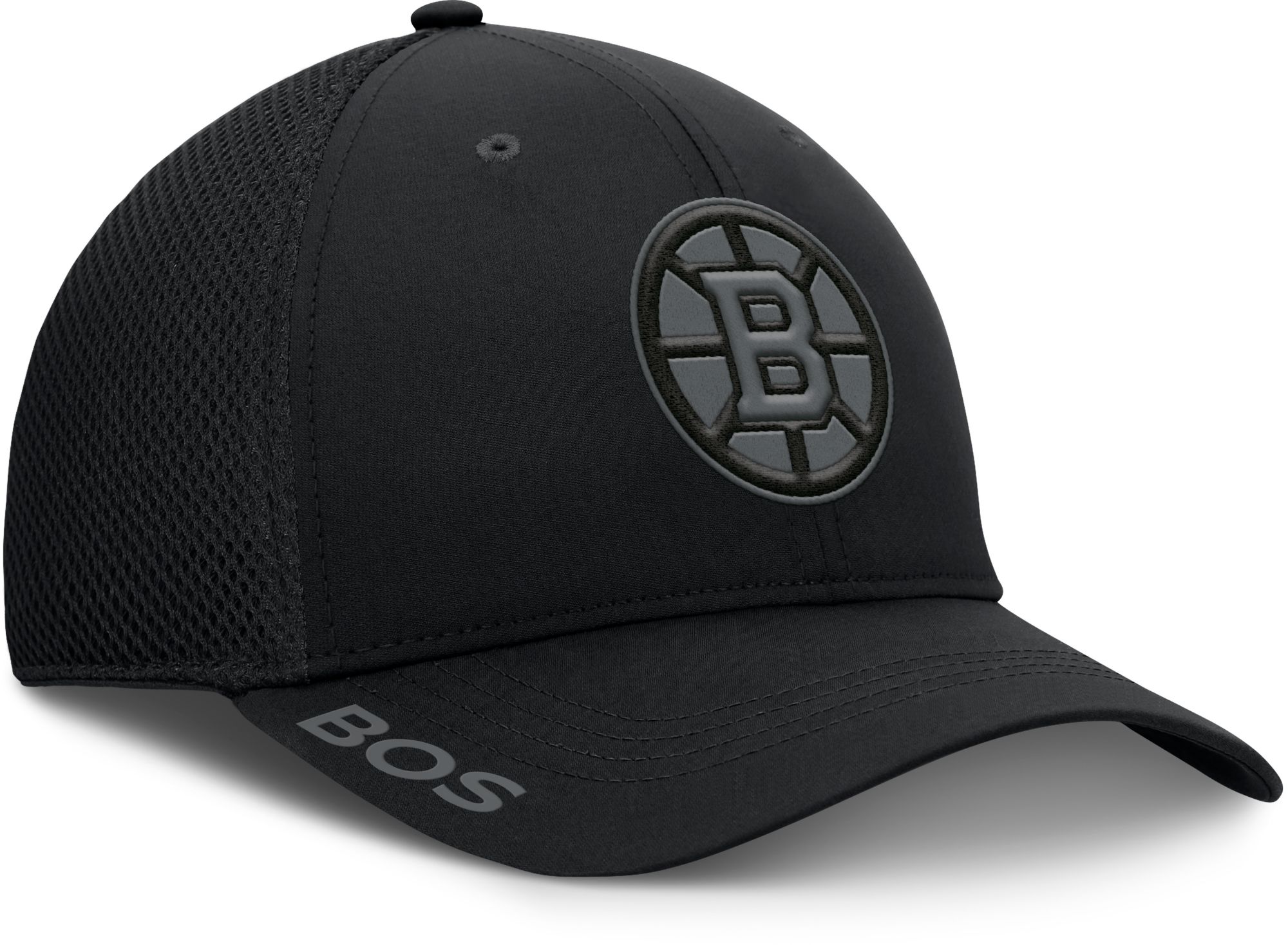 NHL Men's Boston Bruins Black Structured Flexfit Hat product image