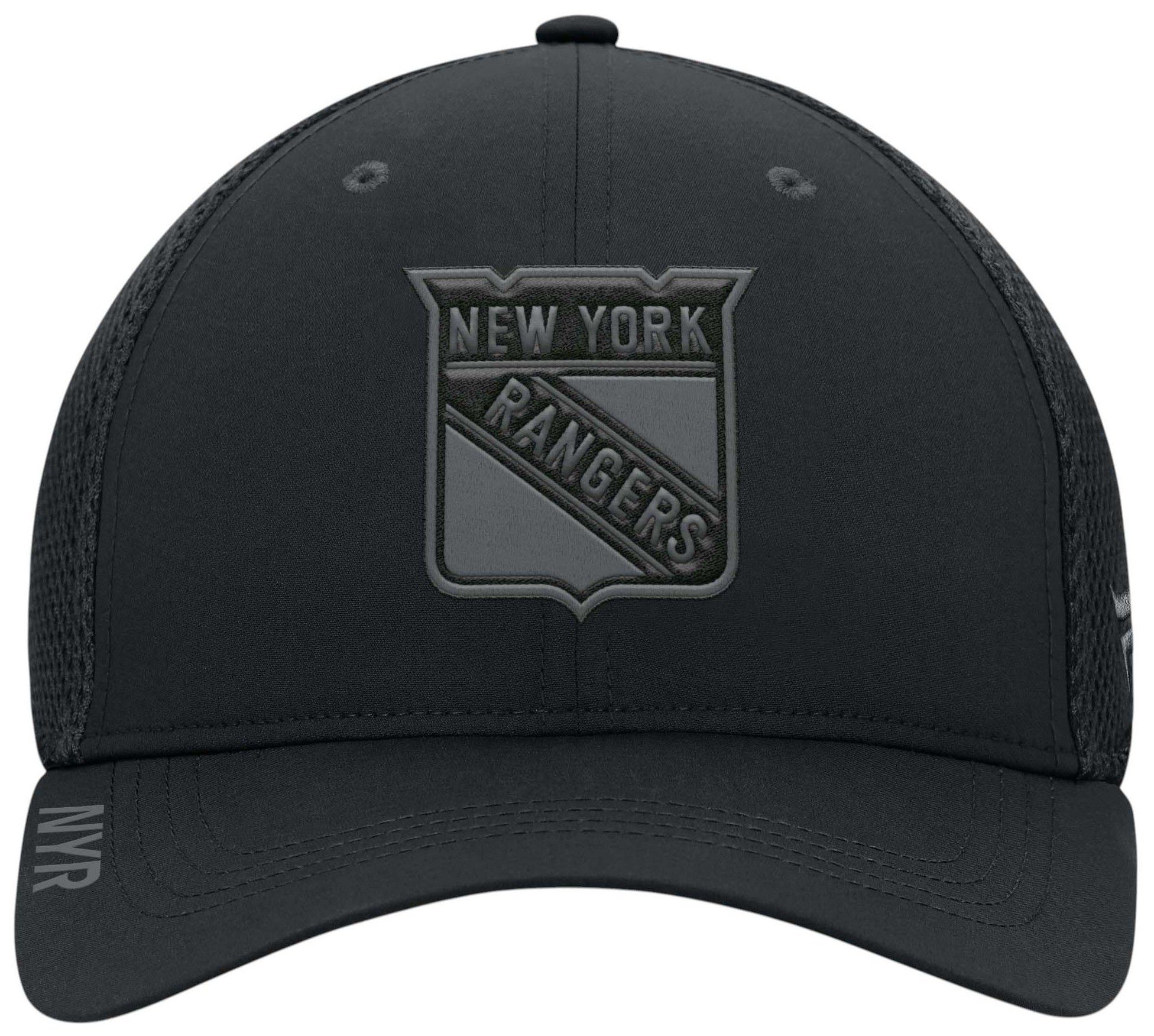 NHL Men's New York Rangers Black Structured Flexfit Hat product image