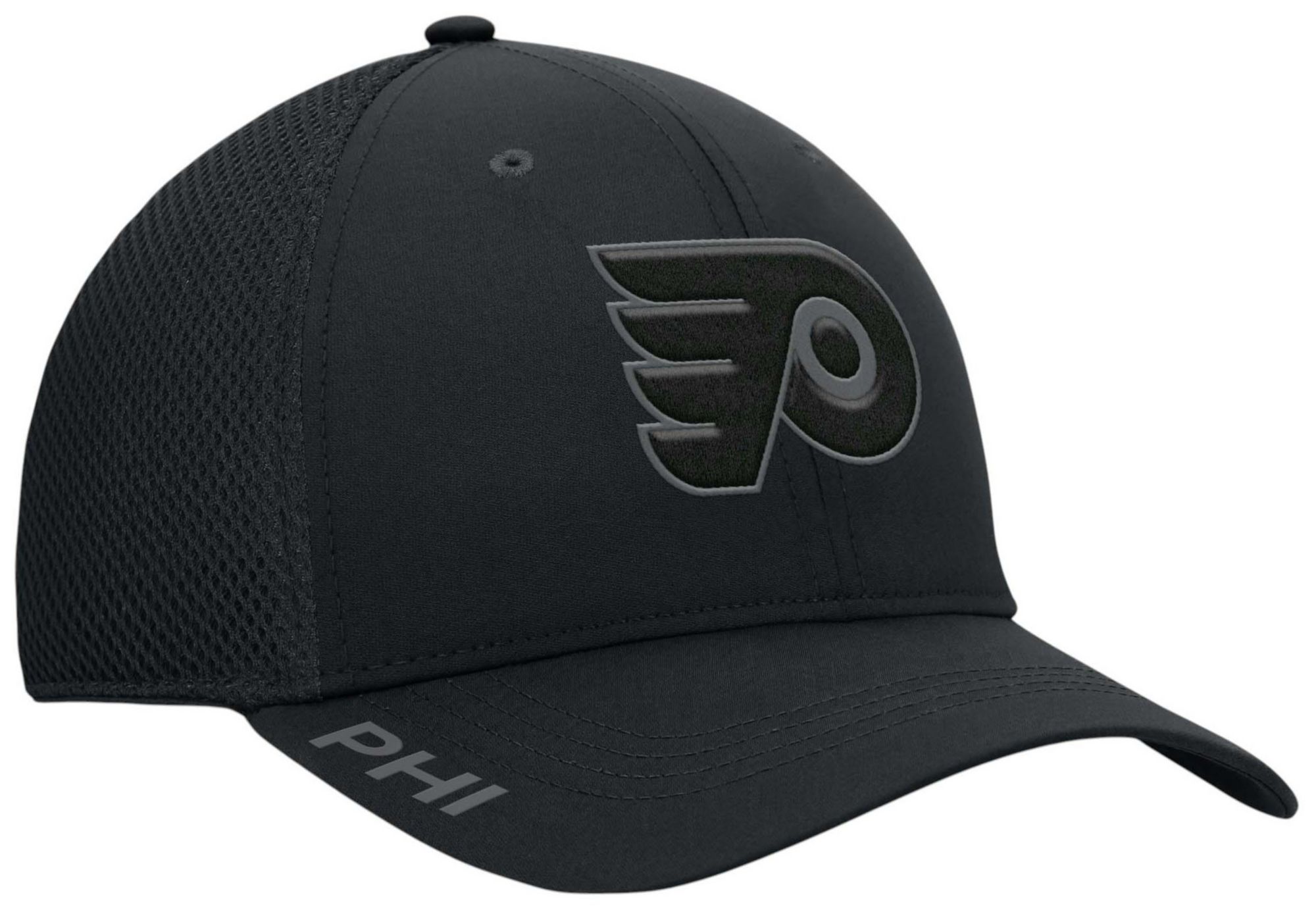 NHL Men's Philadelphia Flyers Black Structured Flexfit Hat product image