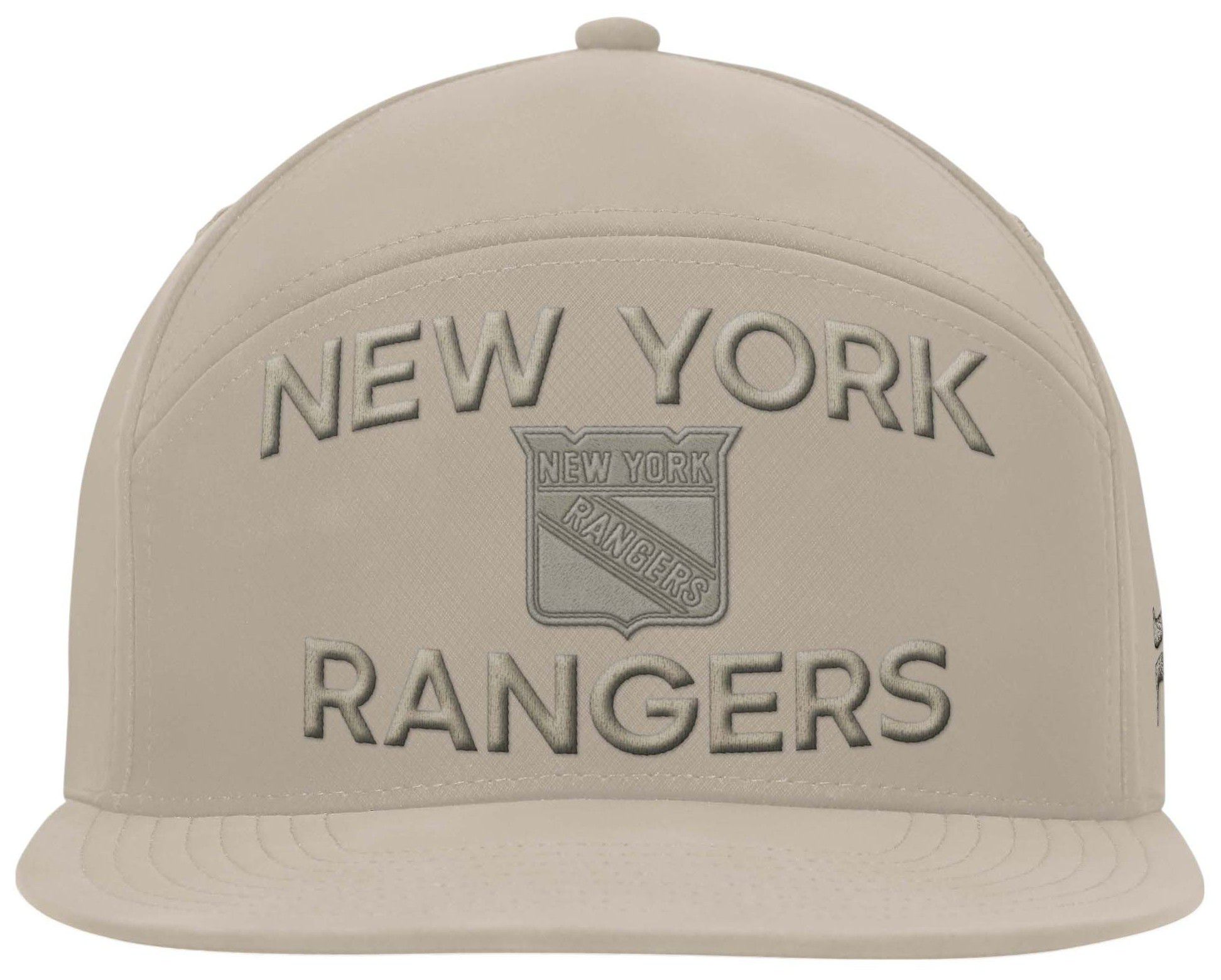 NHL Men's New York Rangers Cream Structured Adjustable Hat product image