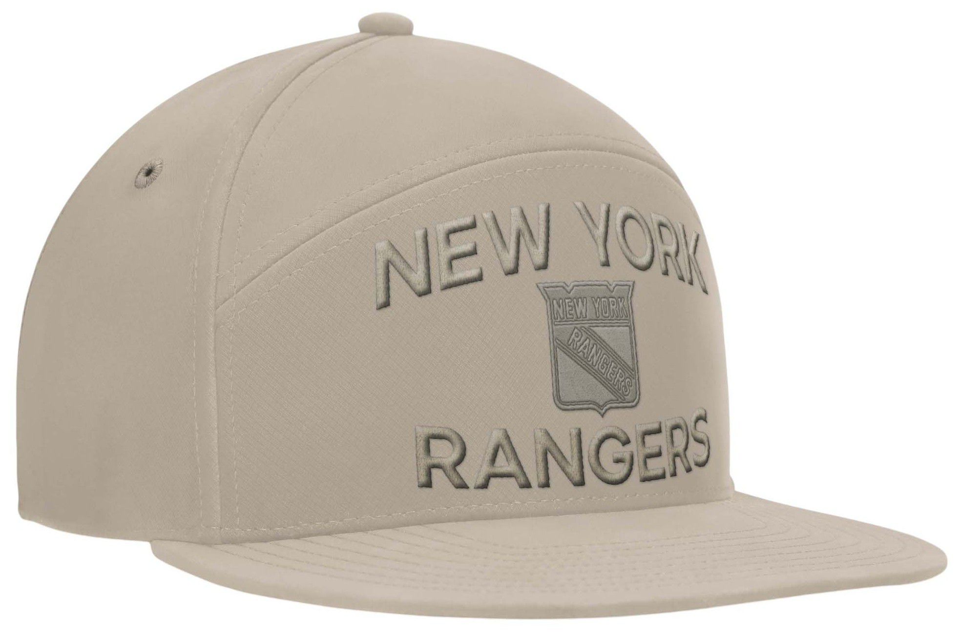 NHL Men's New York Rangers Cream Structured Adjustable Hat product image