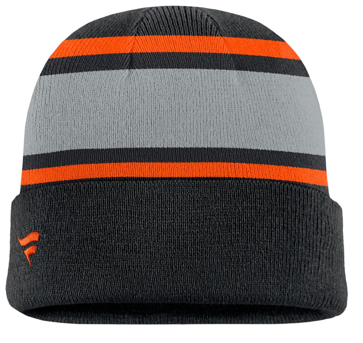 NHL Adult Philadelphia Flyers Black Varsity Pom Knit Beanie product image