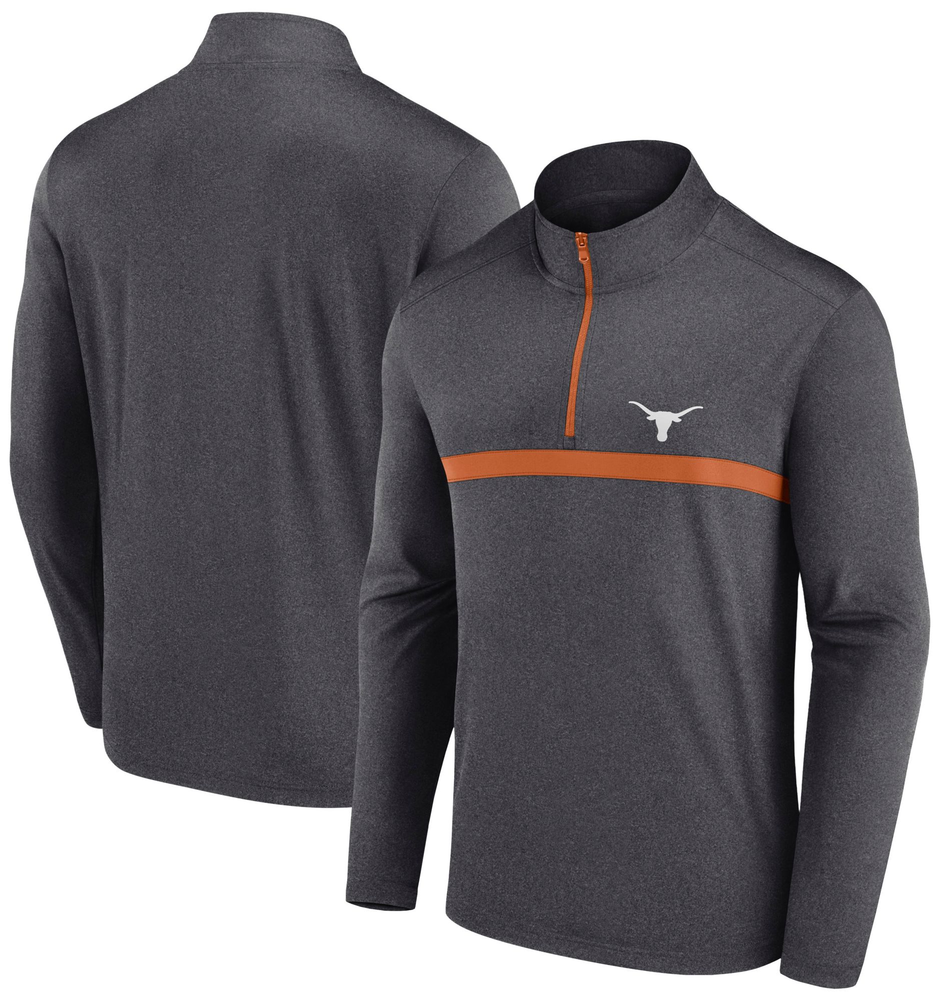 NCAA Men's Texas Longhorns Grey Head to Head Quarter-Zip product image