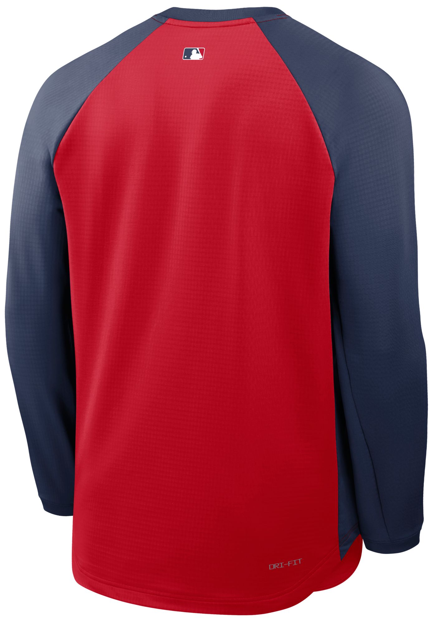 Nike Men's Boston Red Sox Blue Authentic Collection Midweight Crewneck Sweatshirt product image