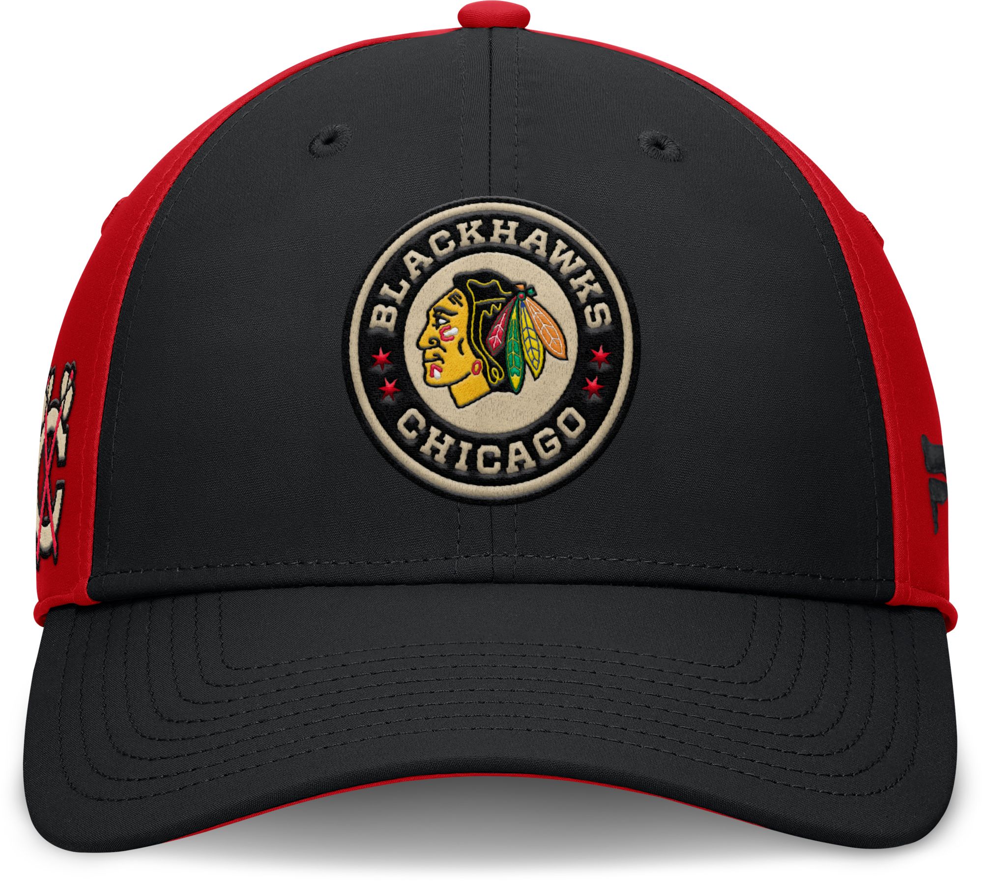 NHL Adult Chicago Blackhawks 20242025 Winter Classic Red Flex Hat