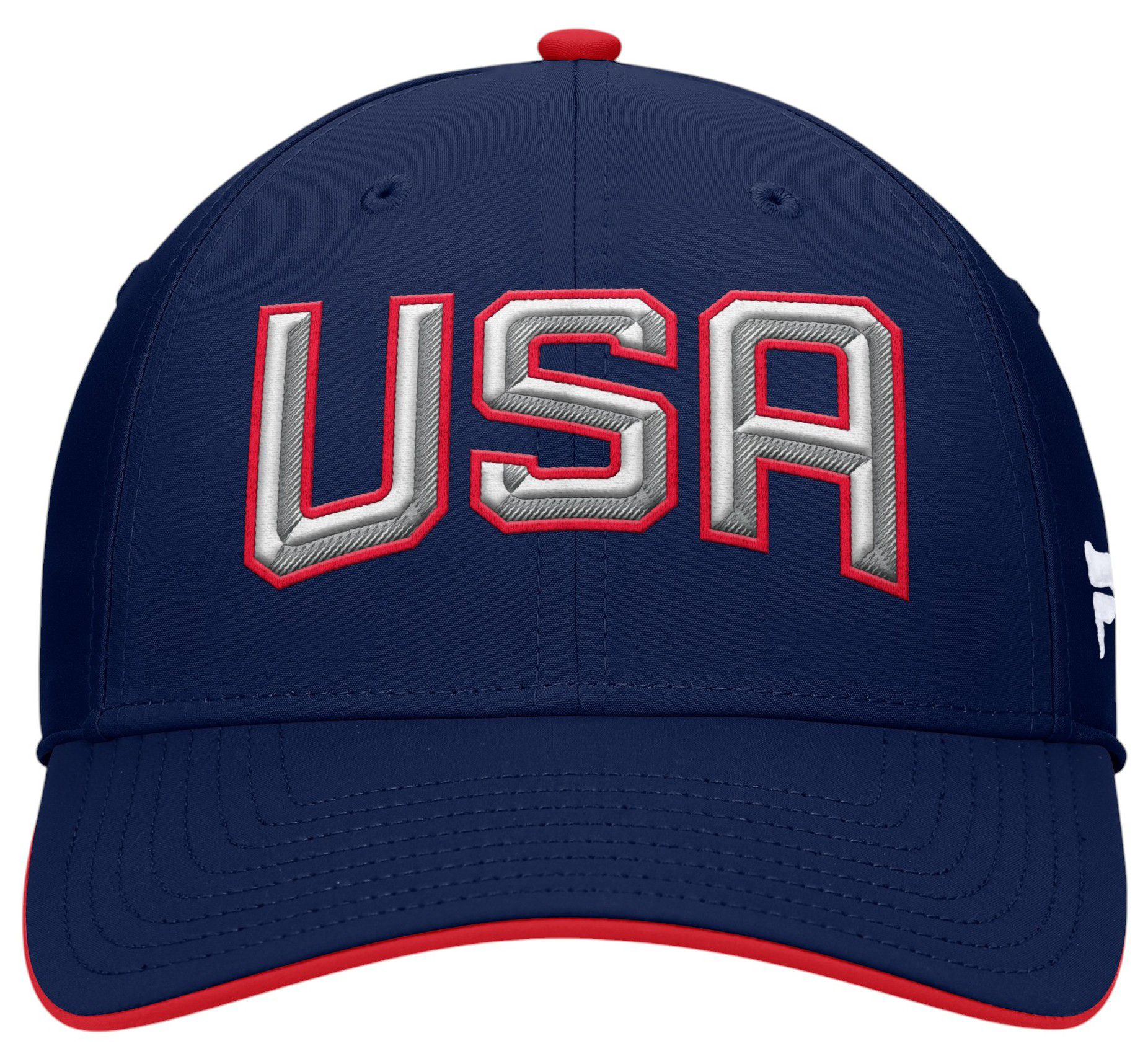 NHL Adult U.S.A. 4 Nations Face-Off Navy Flex Fit Hat product image