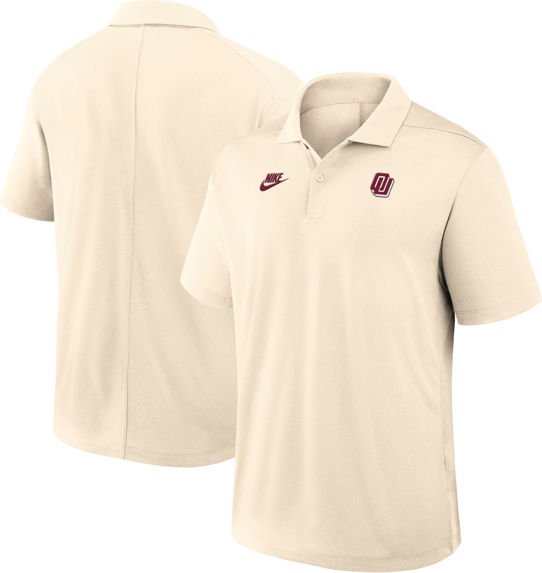Nike Men's Oklahoma Sooners Natural Victory Plus Legacy Polo