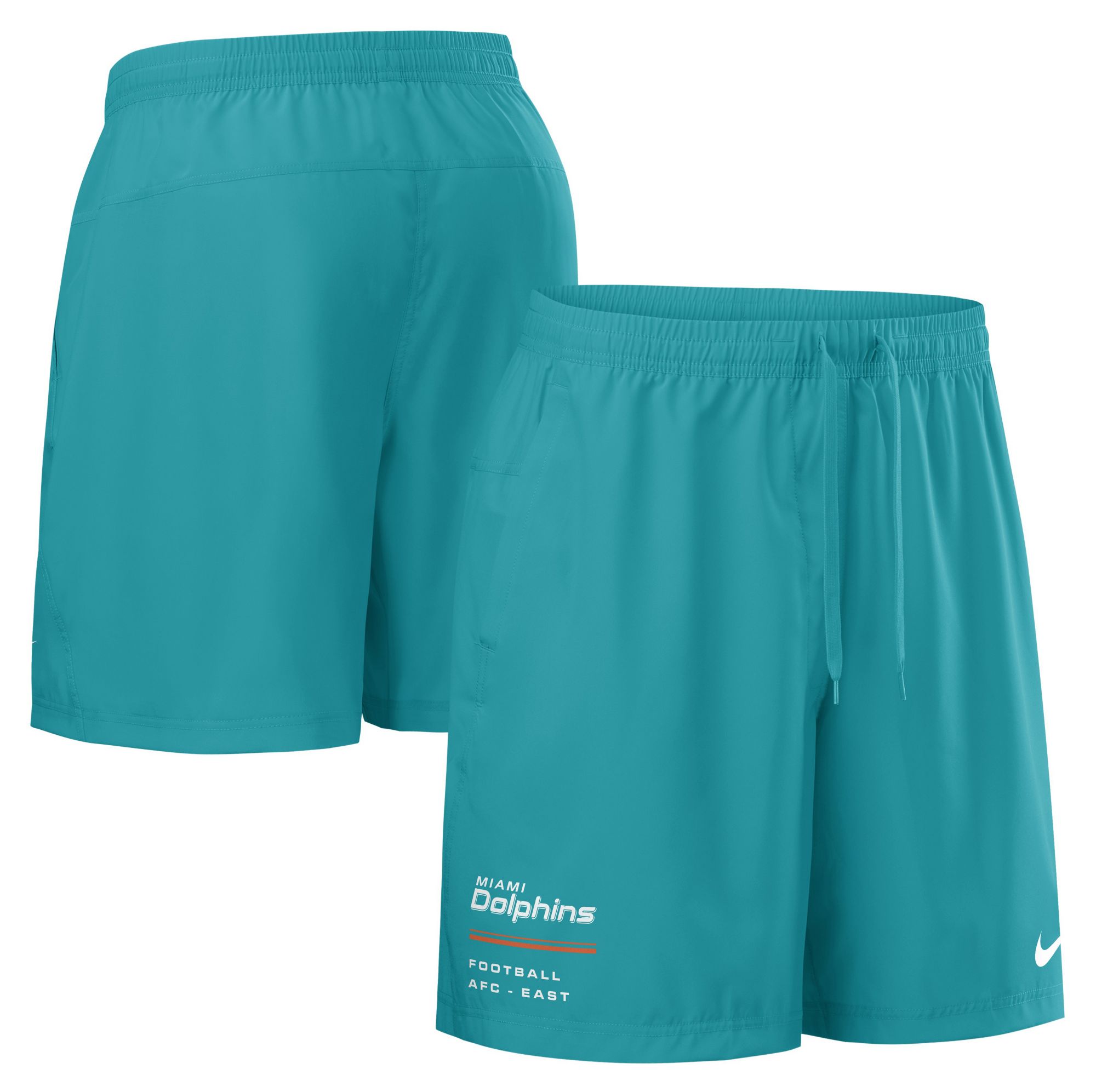 Nike Men's Miami Dolphins Turbo Green Woven Victory Shorts product image