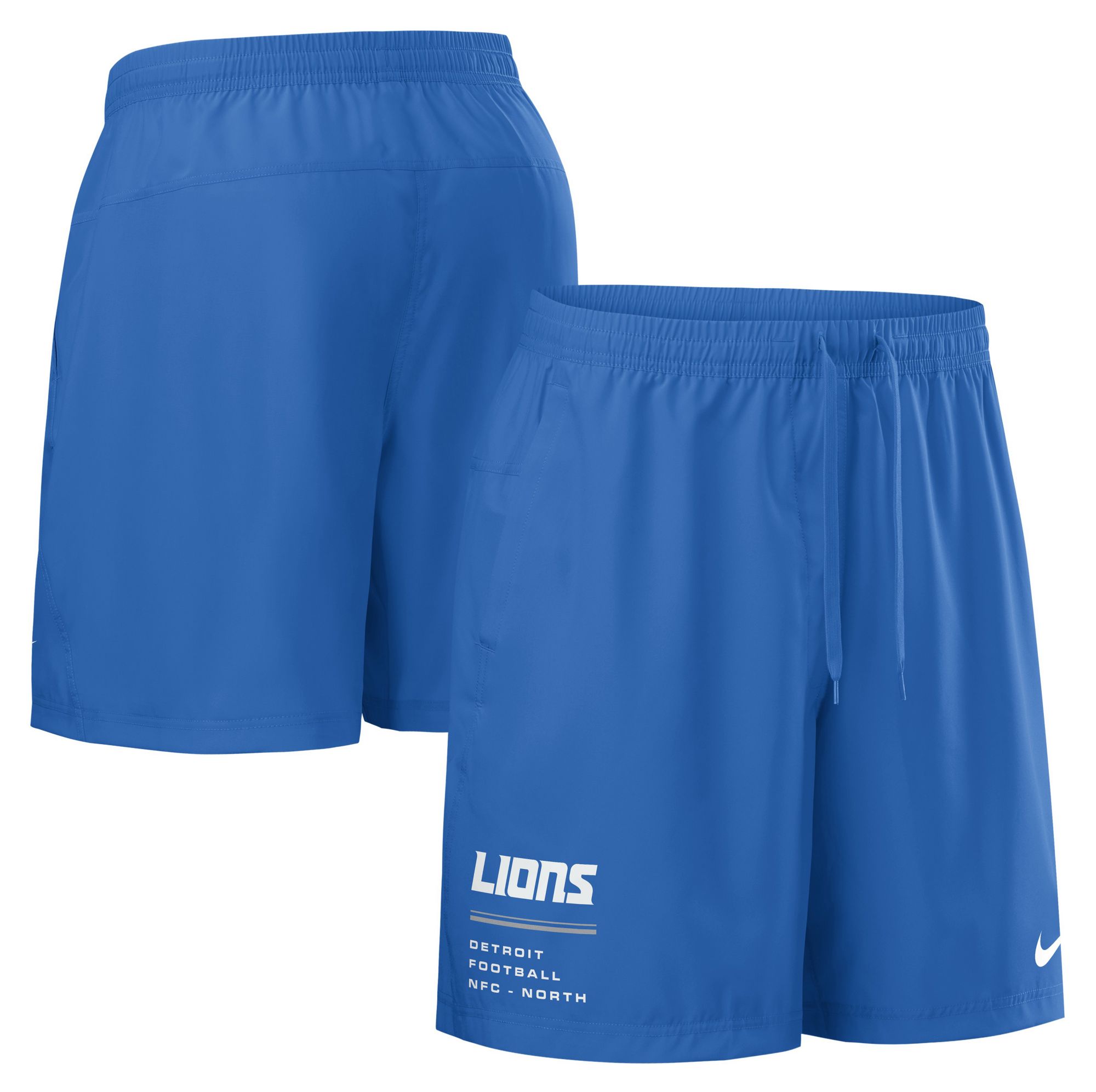 Nike Men's Detroit Lions Blue Spark Woven Victory Shorts product image