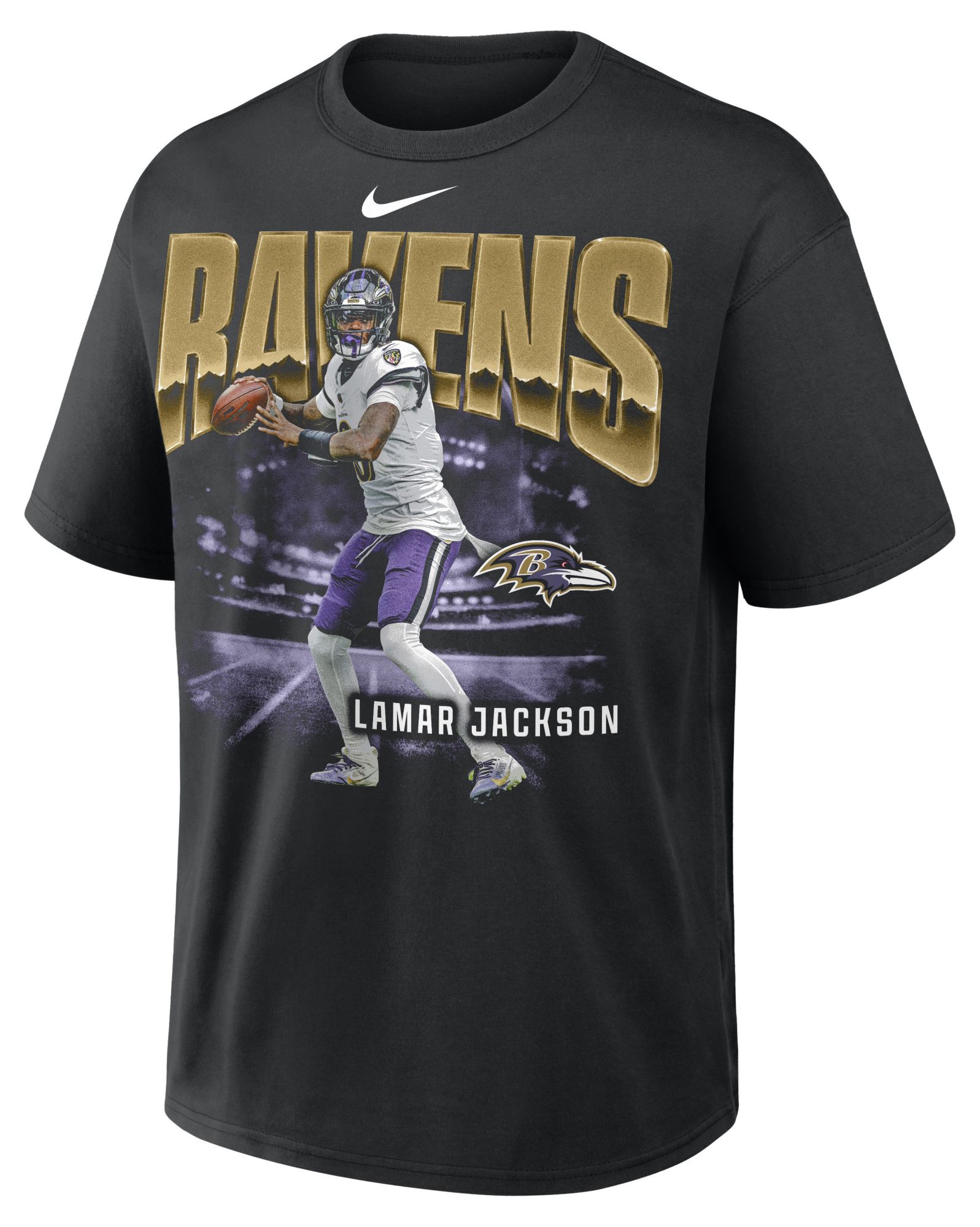 Nike Men's Baltimore Ravens Lamar Jackson Oversized T-Shirt