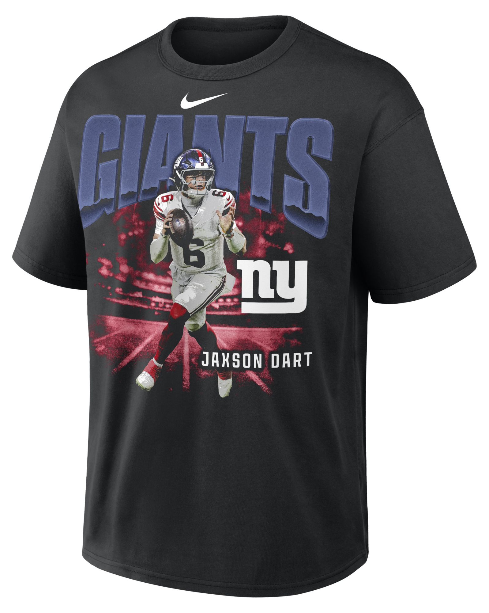 Nike Men's New York Giants Jaxson Dart Oversized T-Shirt | Dick's