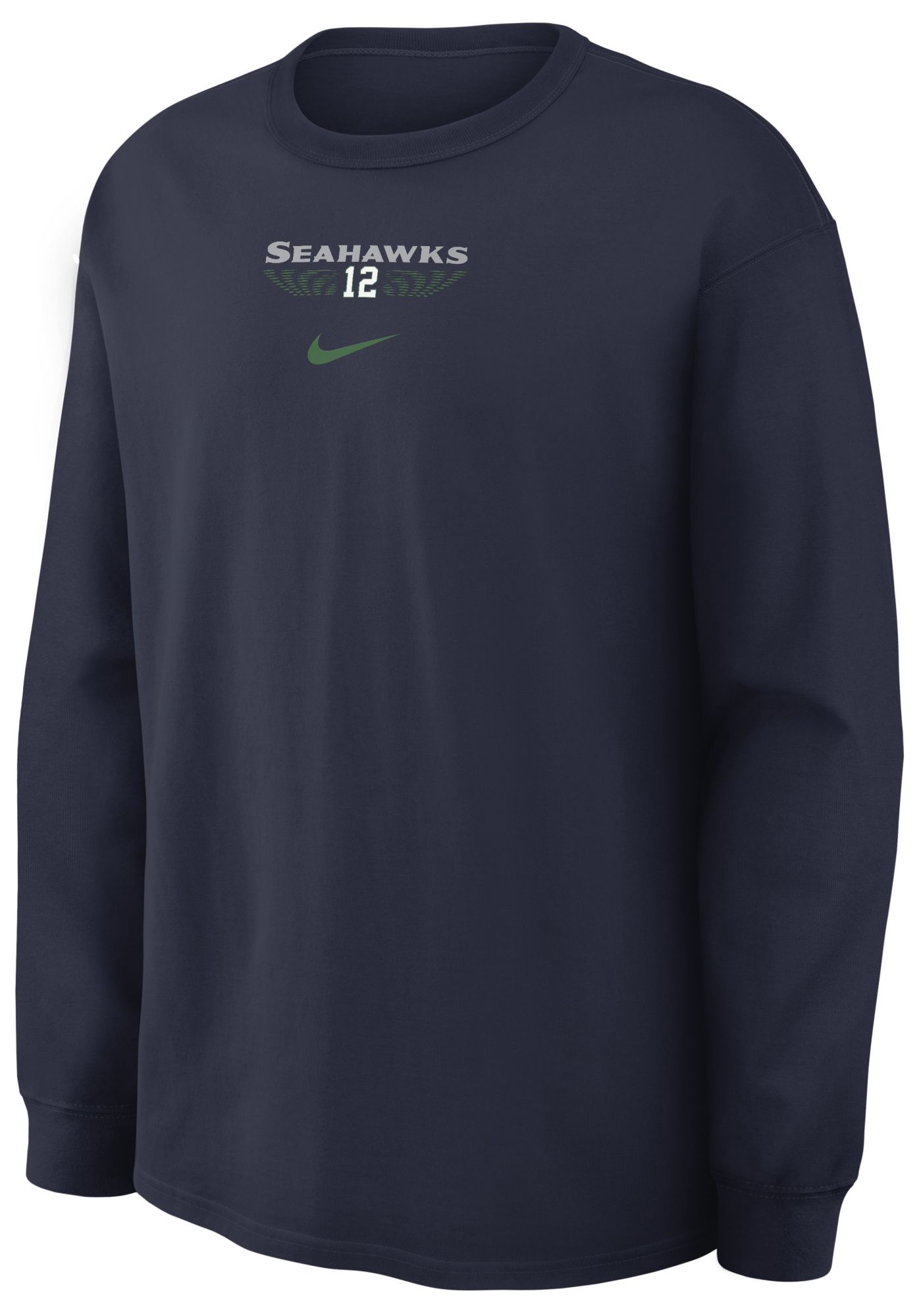 Nike Men's Seattle Seahawks NFL Rivalries Max90 Long Sleeve Shirt