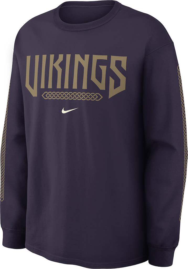 Nike Men's Minnesota Vikings NFL Rivalries Max90 Long Sleeve Shirt