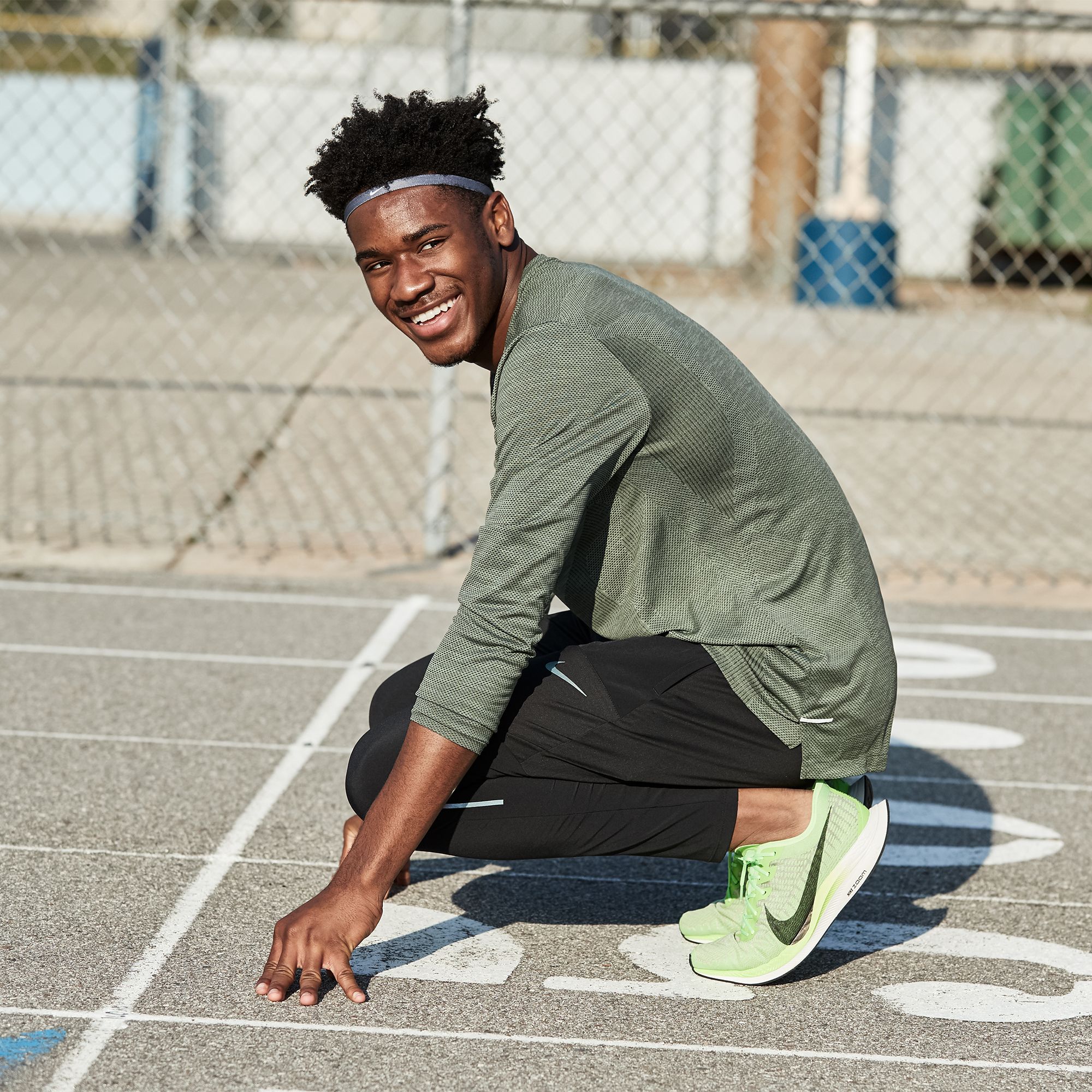 Nike Men's TechKnit Ultra Running Long Sleeve Shirt product image