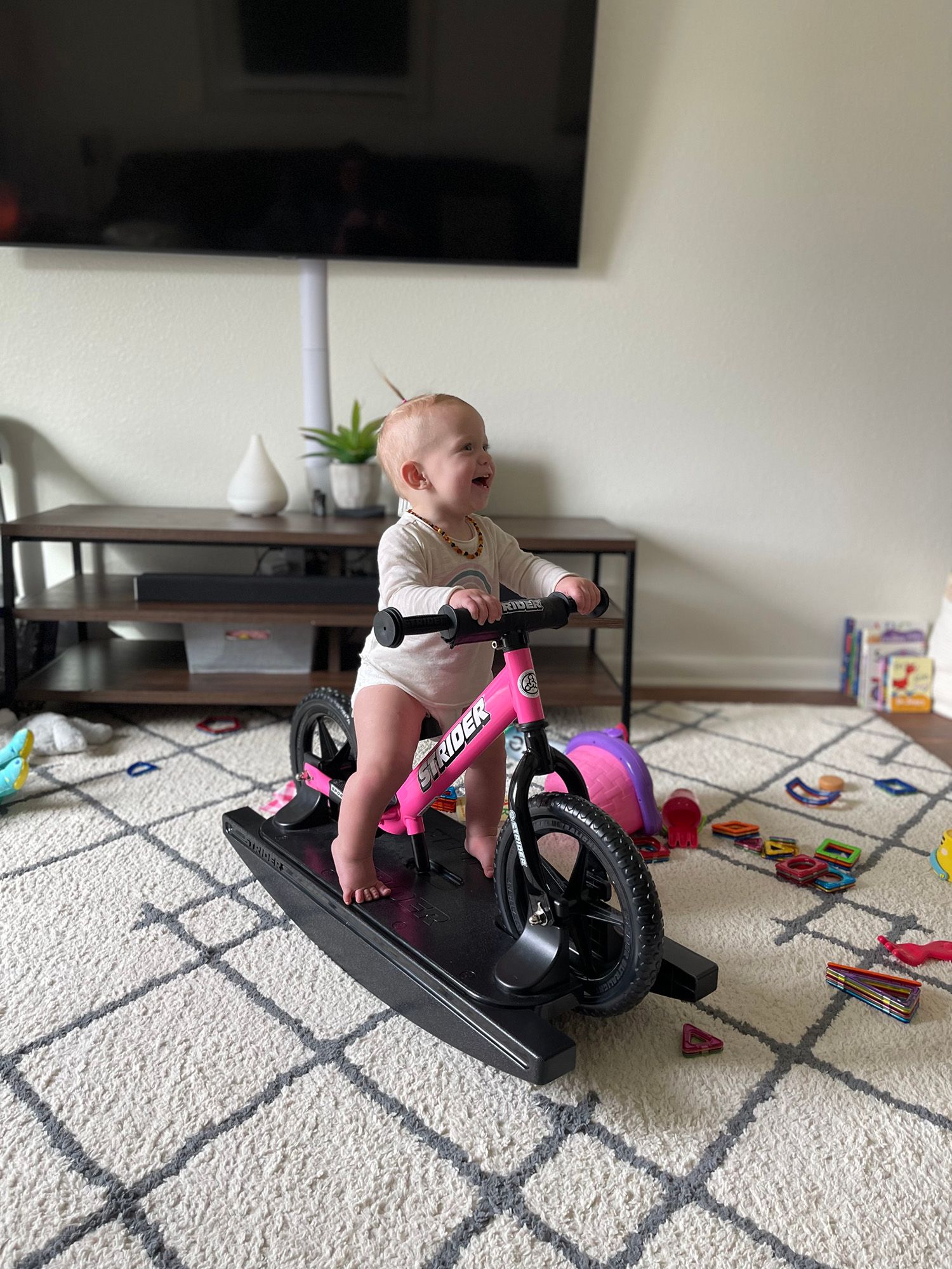 STRIDER Sport 2-in-1 12" Balance Bike and Rocking Base product image
