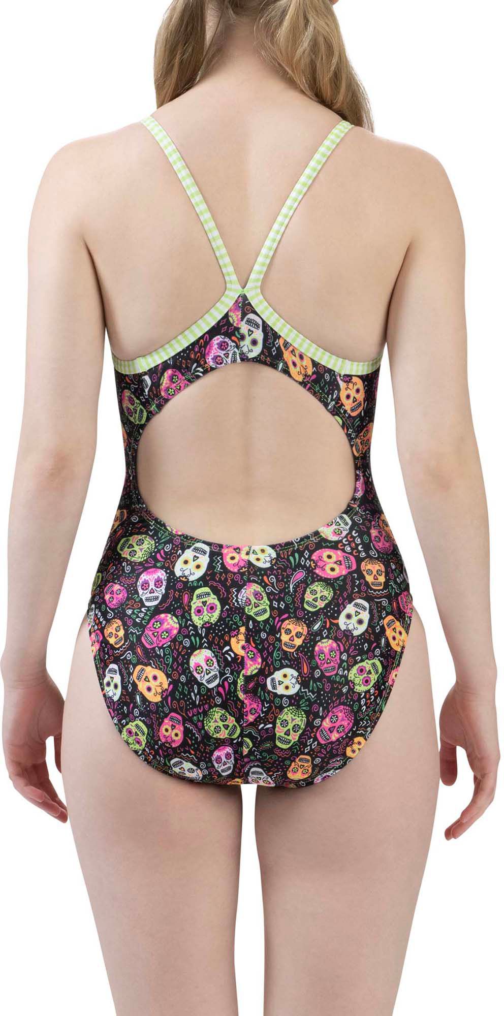 Dolfin Women's Uglies Crossbones Printed One Piece Swimsuit