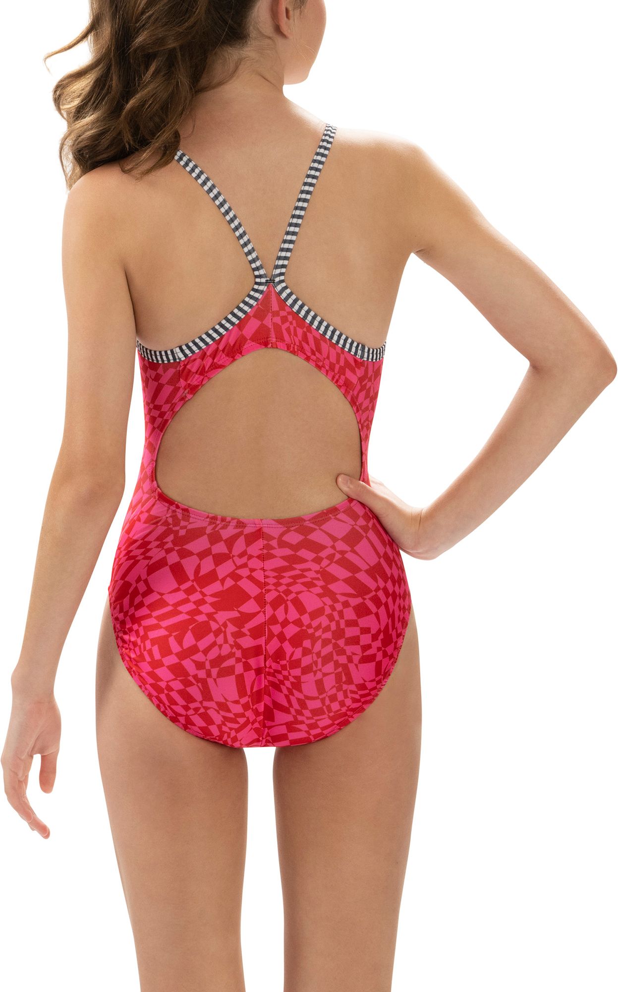 Dolfin Women's Uglies Print V-2 Back One Piece Swimsuit product image