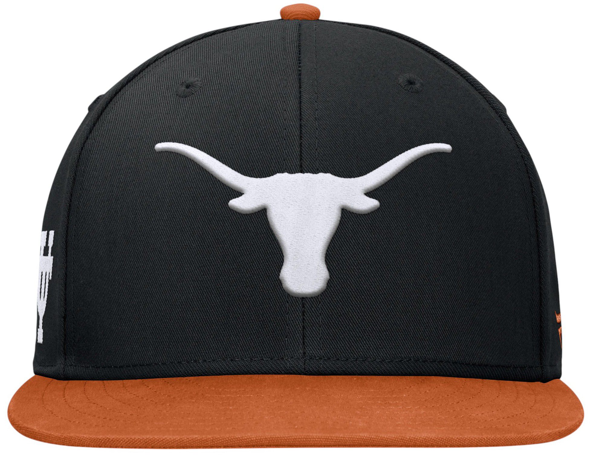 NCAA Adult Texas Longhorns Black/Orange Rebound Flexfit Hat product image