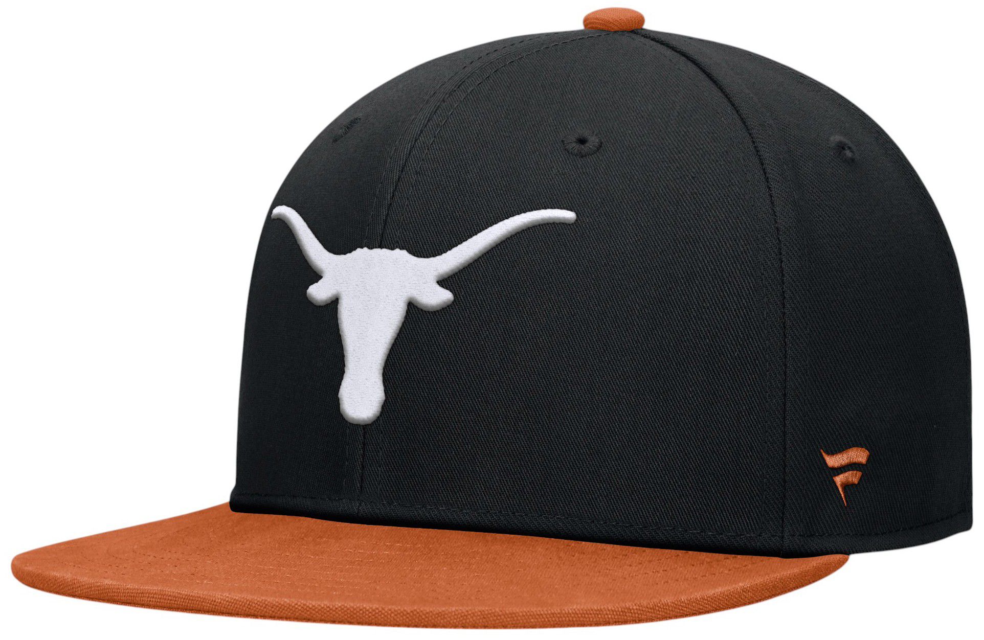 NCAA Adult Texas Longhorns Black/Orange Rebound Flexfit Hat product image