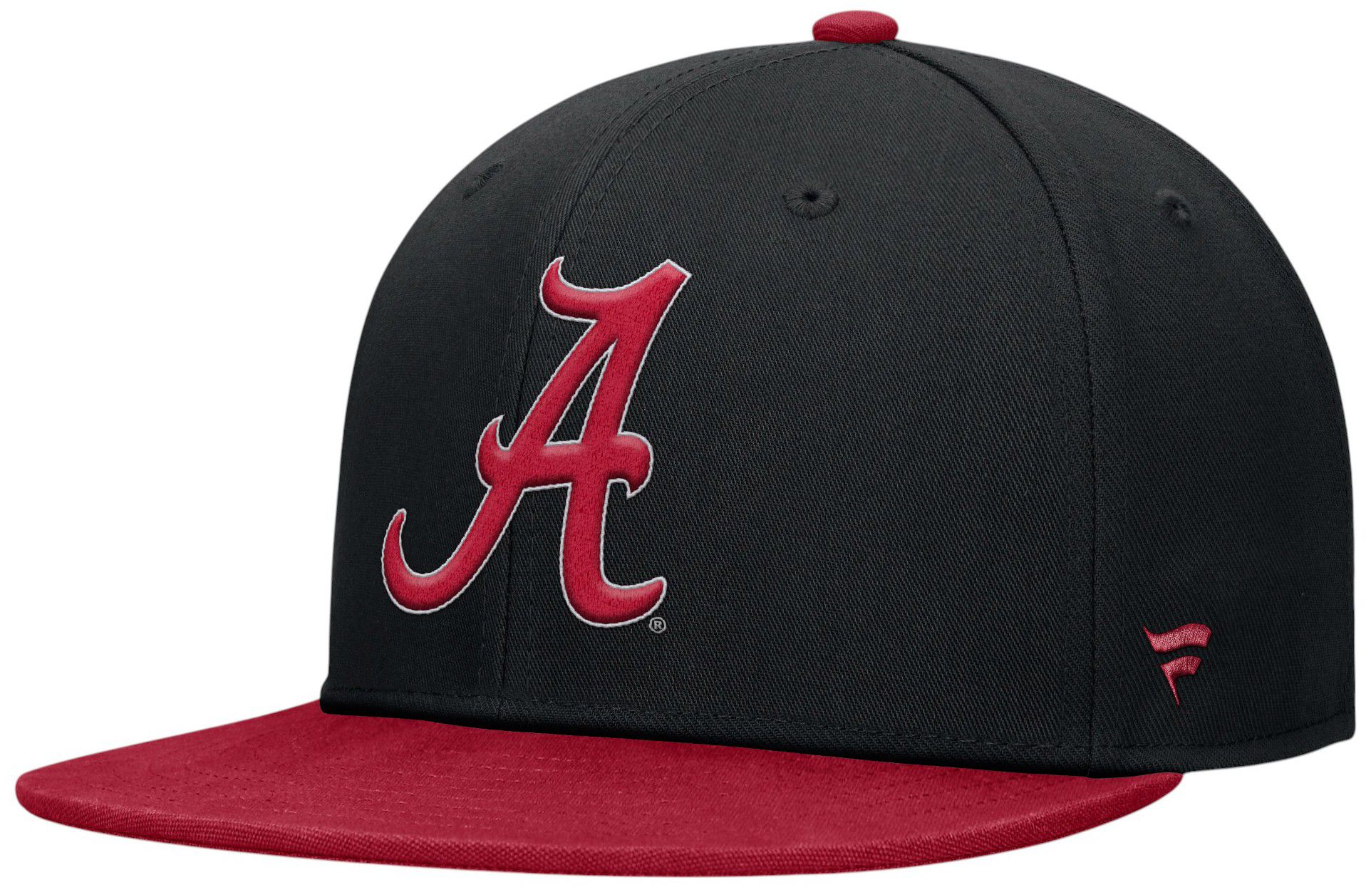 NCAA Adult Alabama Crimson Tide Black/Cardinal Rebound Flexfit Hat product image