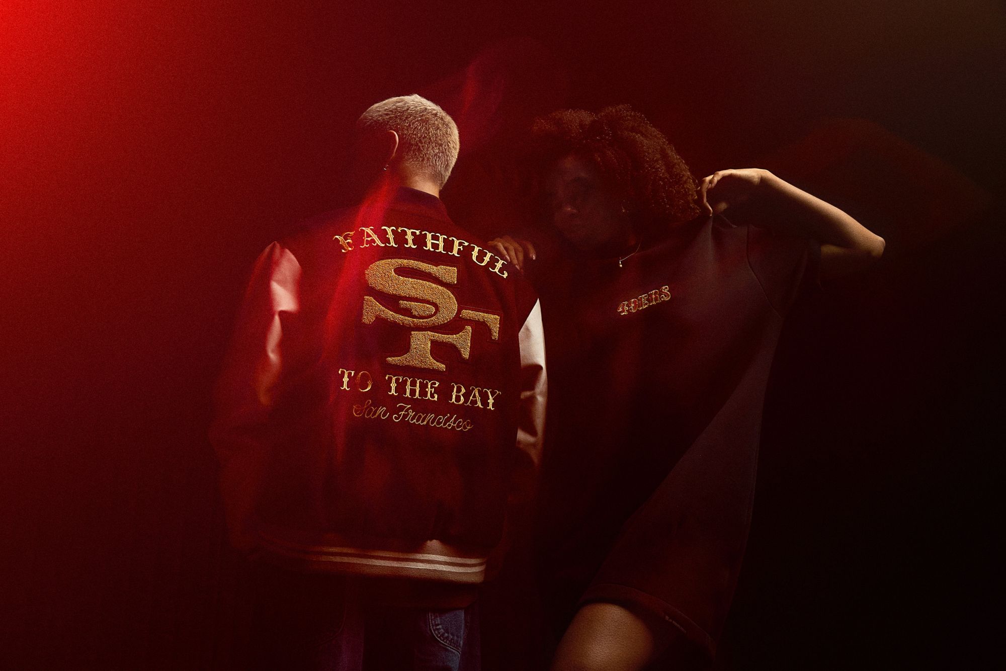 Nike Men's San Francisco 49ers NFL Rivalries Varsity Jacket product image