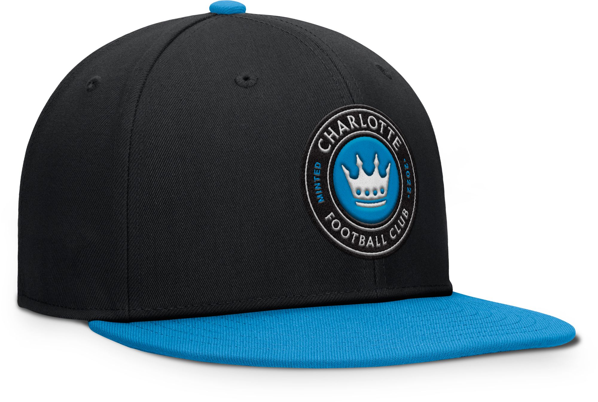 MLS Adult Charlotte FC Black Logo Snapback Adjustable Hat product image