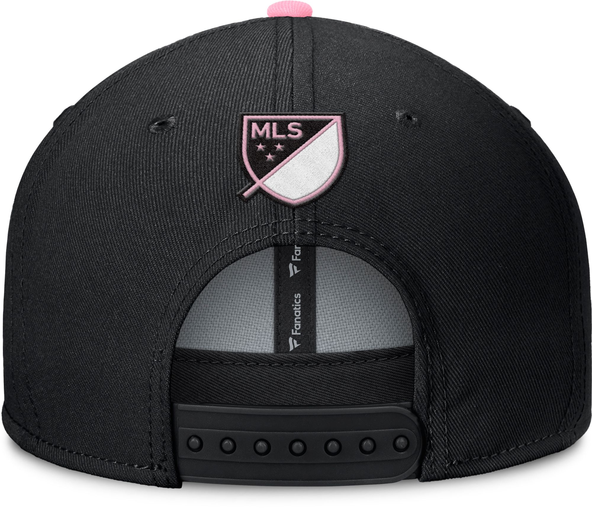MLS Adult Inter Miami CF Black Logo Snapback Adjustable Hat product image