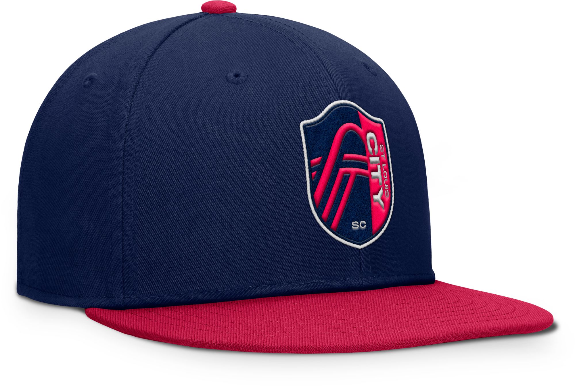 MLS Adult St. Louis City SC Athletic Navy Logo Snapback Adjustable Hat product image