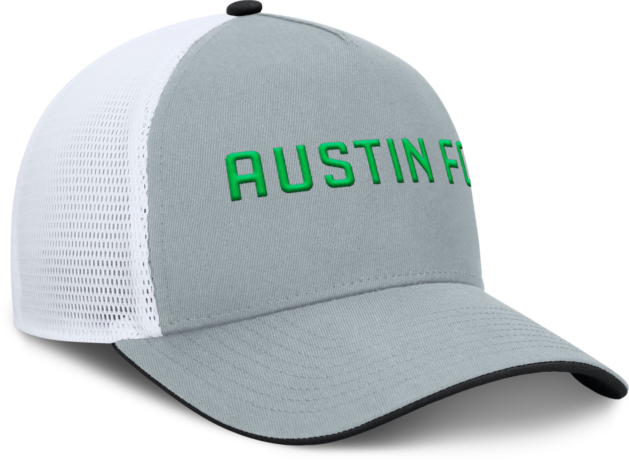 MLS Adult Austin FC Gray Wordmark Adjustable Trucker Hat product image
