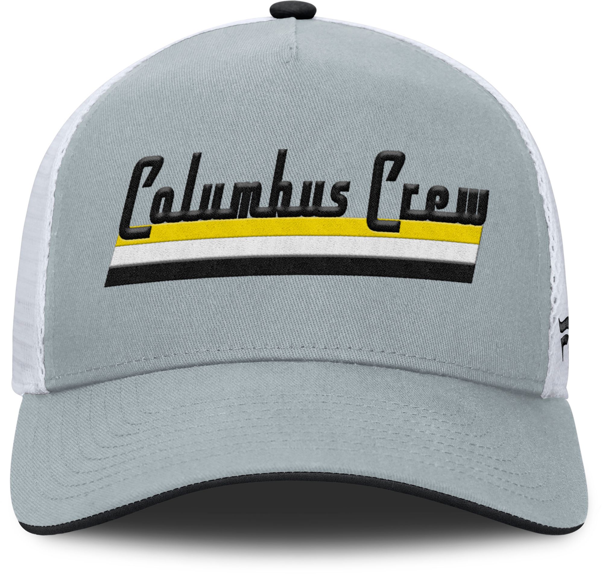 MLS Adult Columbus Crew Gray Wordmark Adjustable Trucker Hat product image