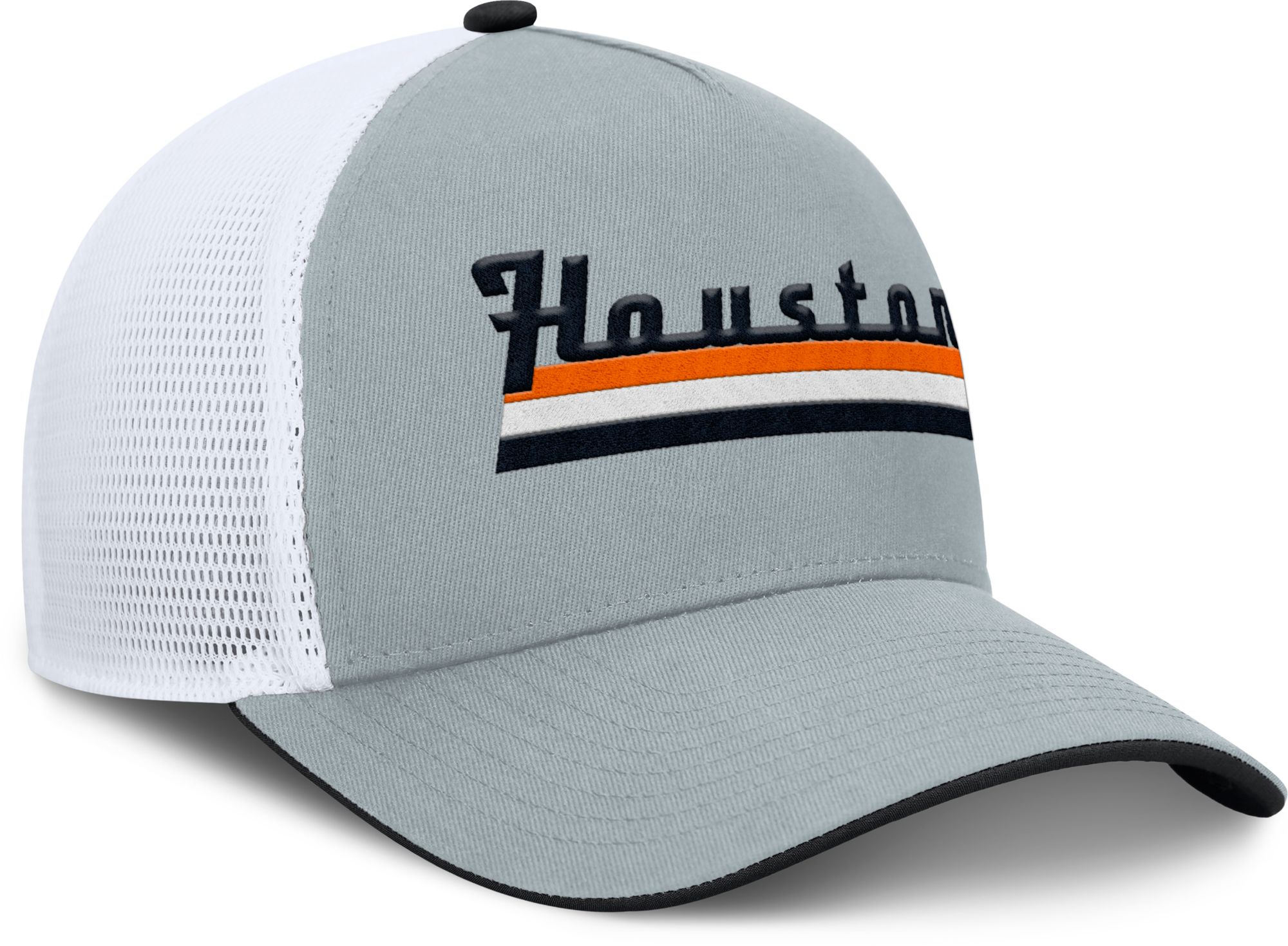 MLS Adult Houston Dynamo Gray Wordmark Adjustable Trucker Hat product image