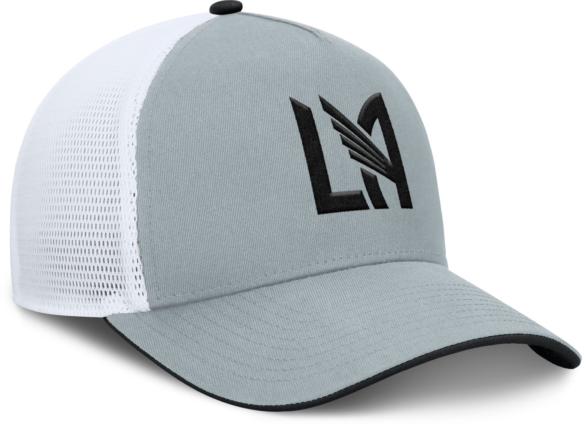 MLS Adult Los Angeles FC Gray Wordmark Adjustable Trucker Hat product image