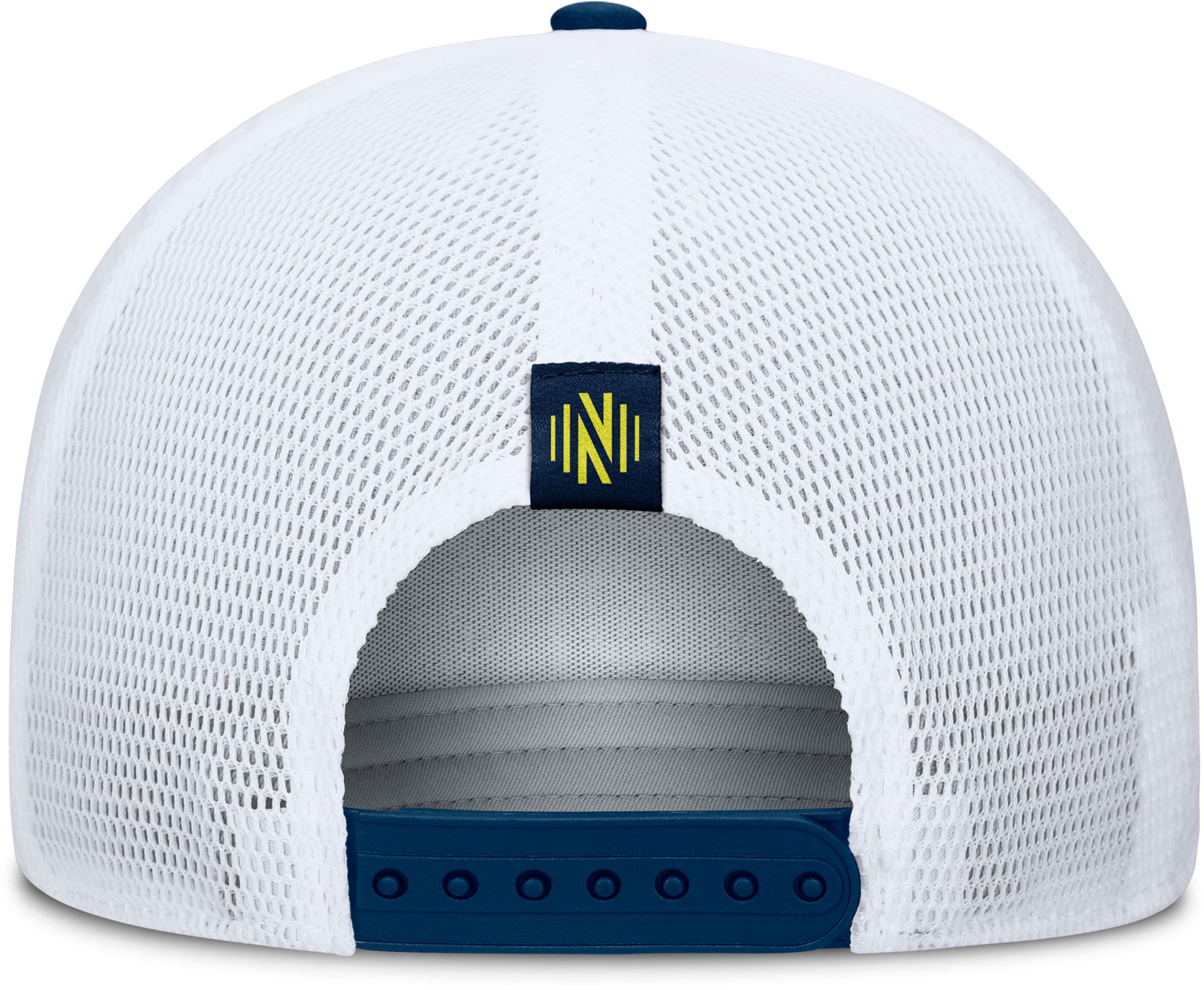 MLS Adult Nashville SC Gray Wordmark Adjustable Trucker Hat product image