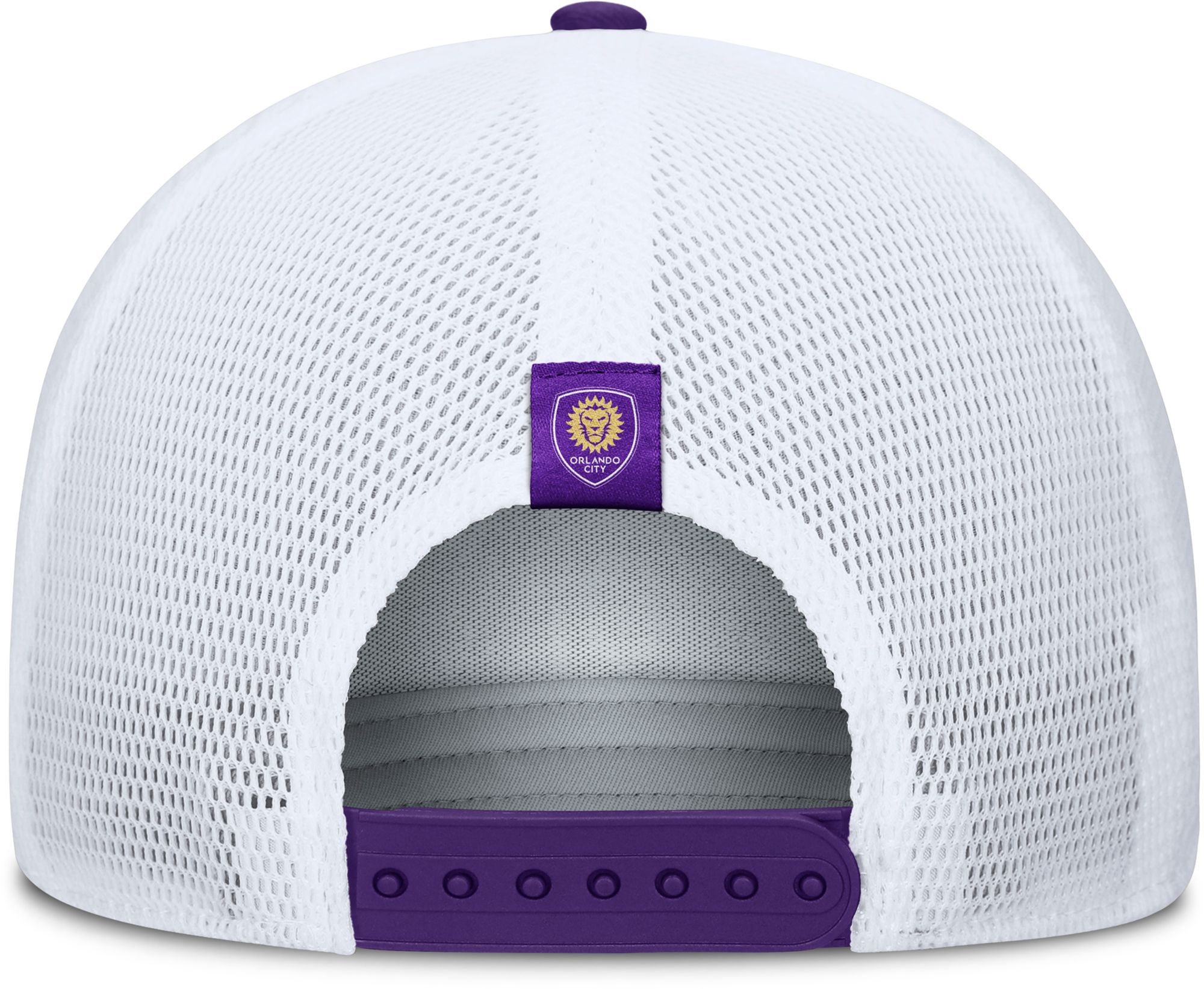 MLS Adult Orlando City Gray Wordmark Adjustable Trucker Hat product image