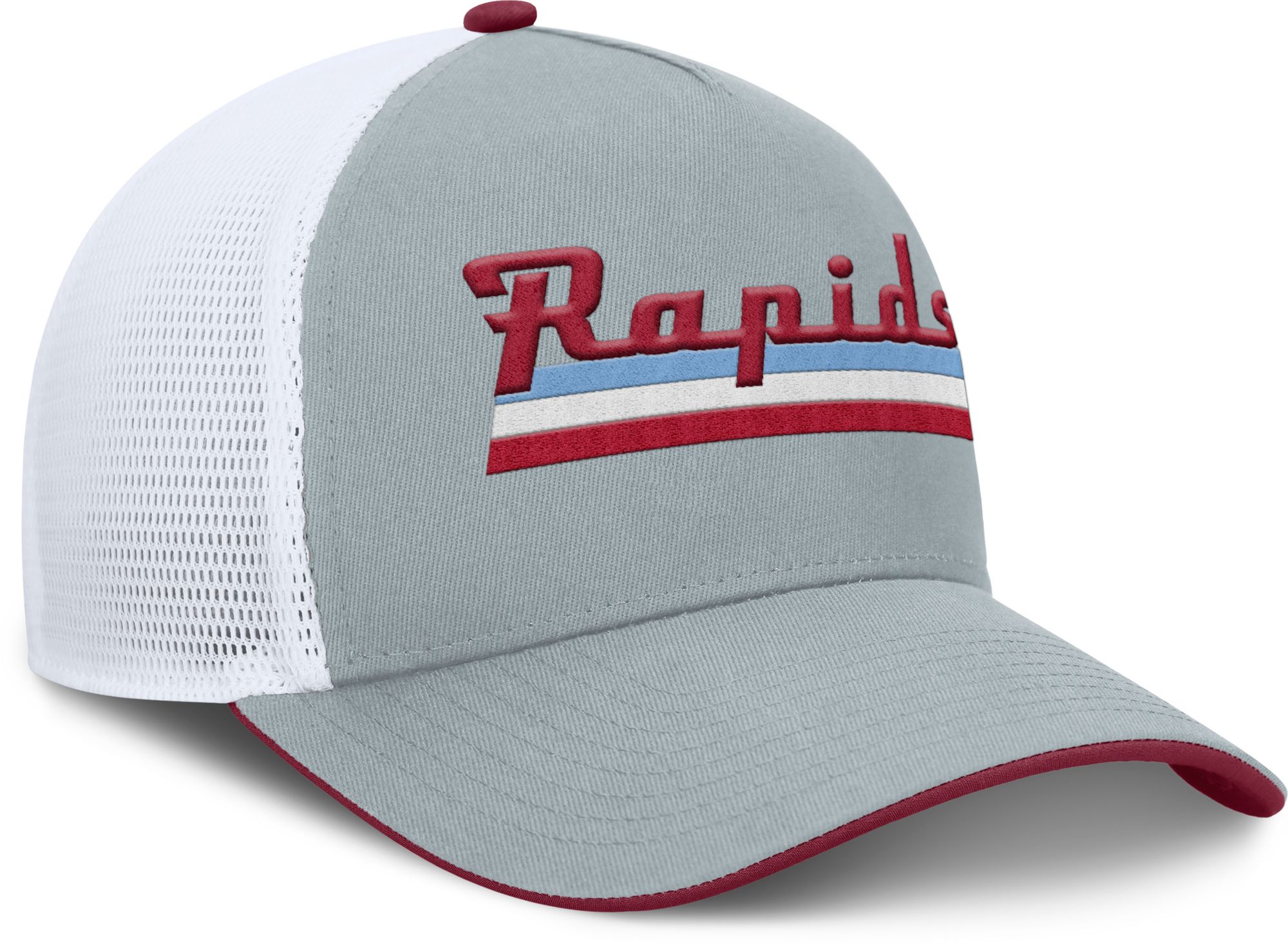 MLS Adult Colorado Rapids Gray Wordmark Adjustable Trucker Hat product image